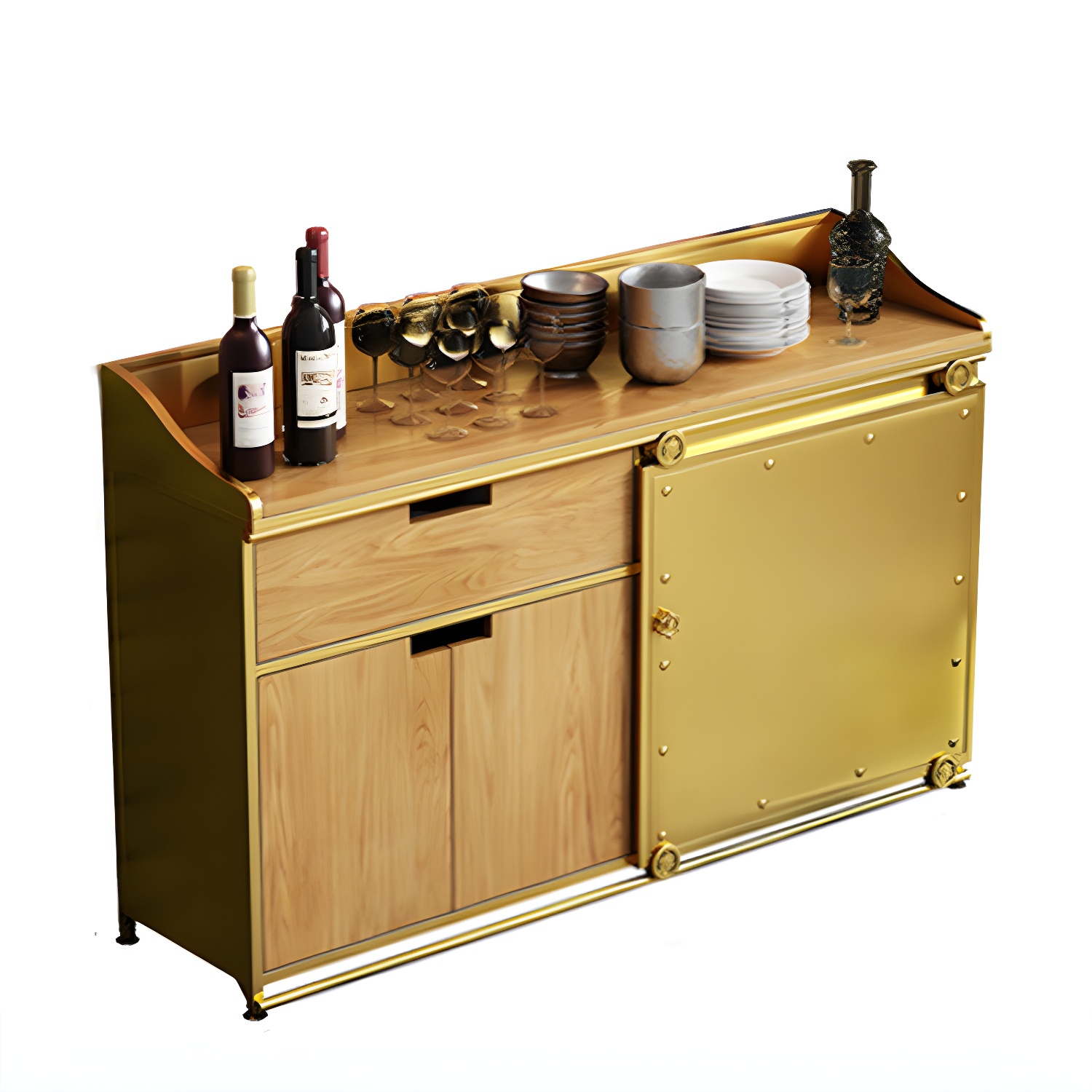 Metal & Wood Sideboard | Ormau - image 2
