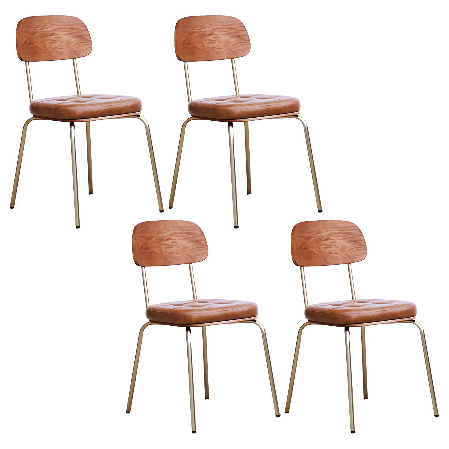 Industrial Leather Dining Chair | Ormau - image 23