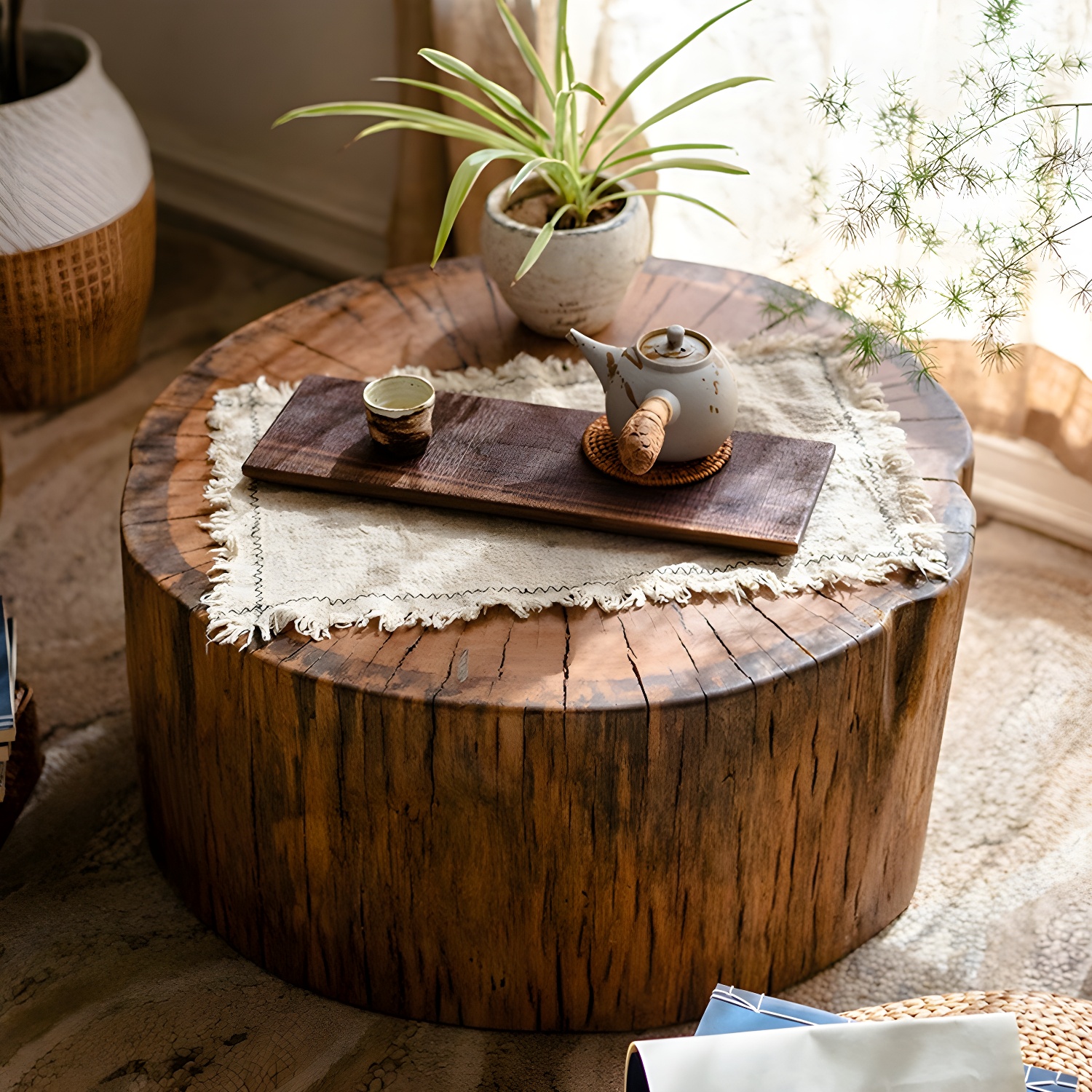 Round Wood Coffee Table | Ormau - image 20