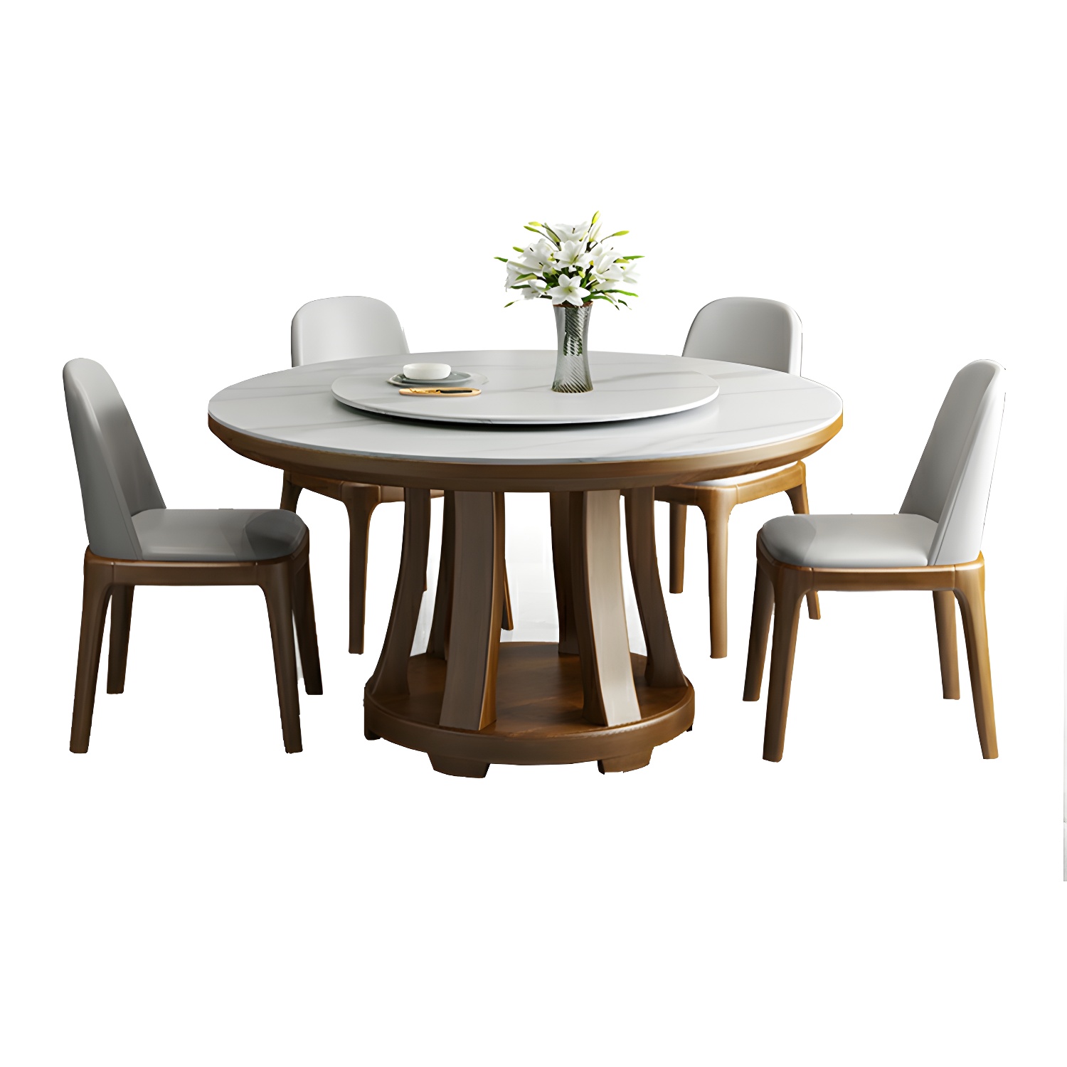 Modern Round Dining Set | Ormau - image 5