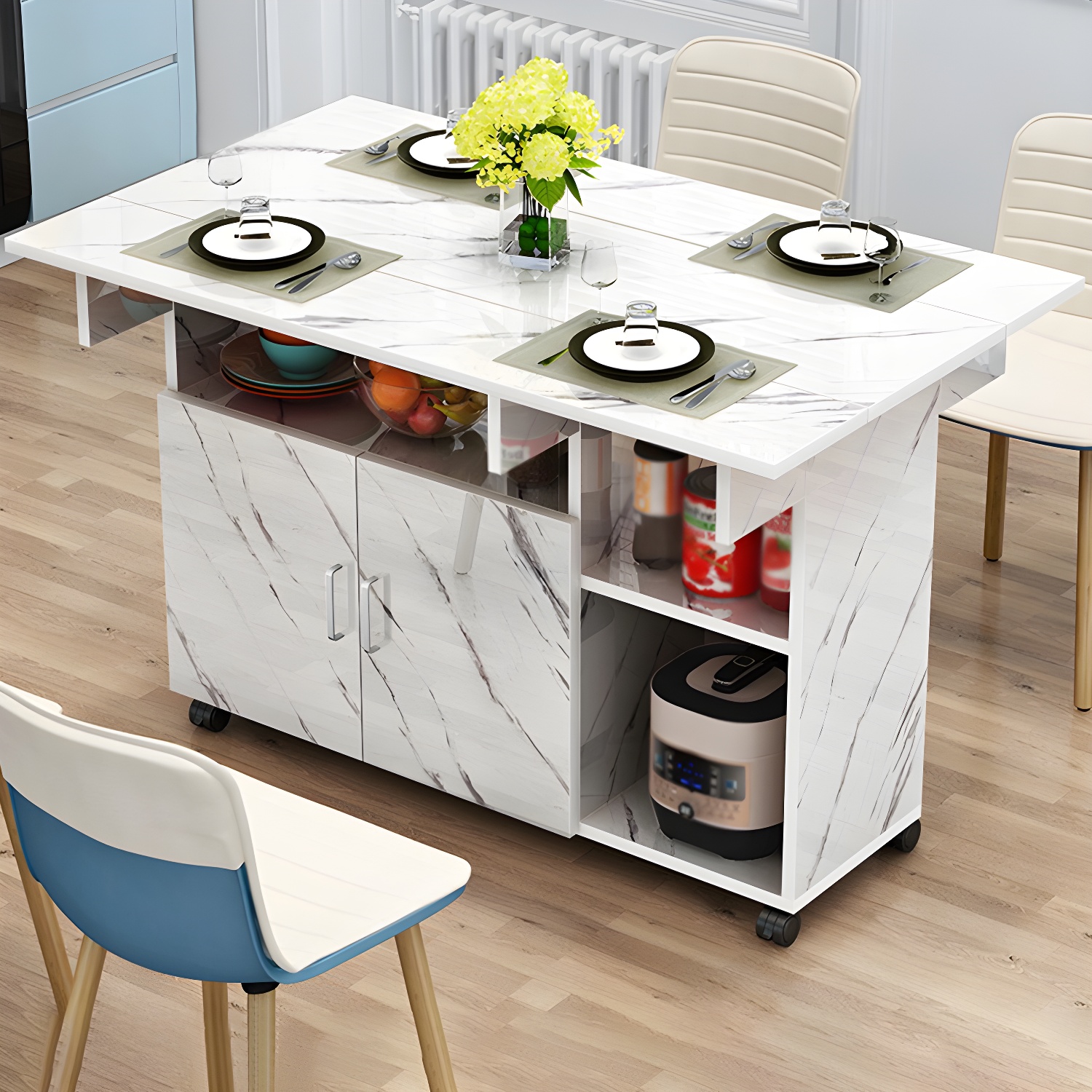 Drop Leaf Dining Table | Ormau - image 9