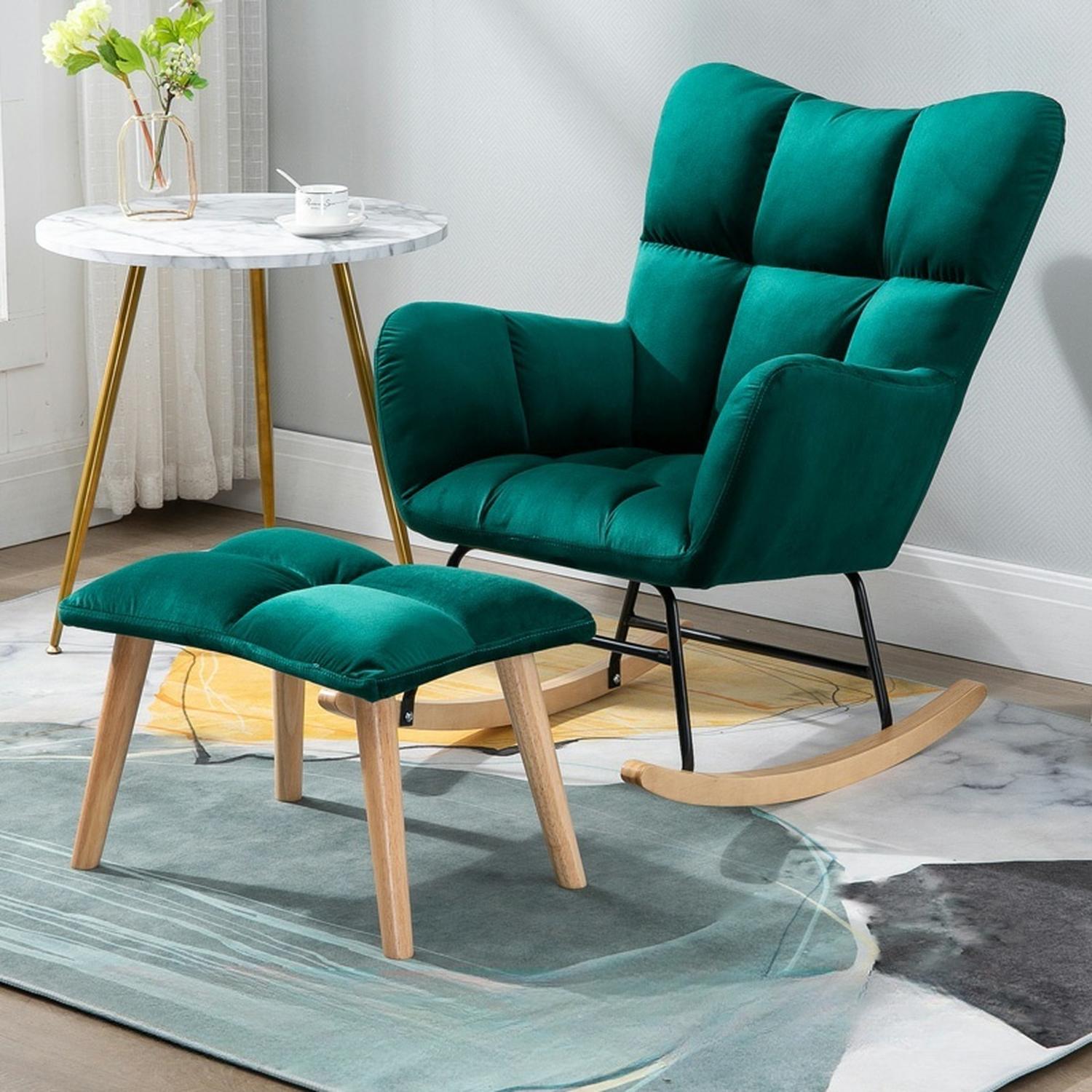 Tufted Rocking Chair | Ormau - image 22