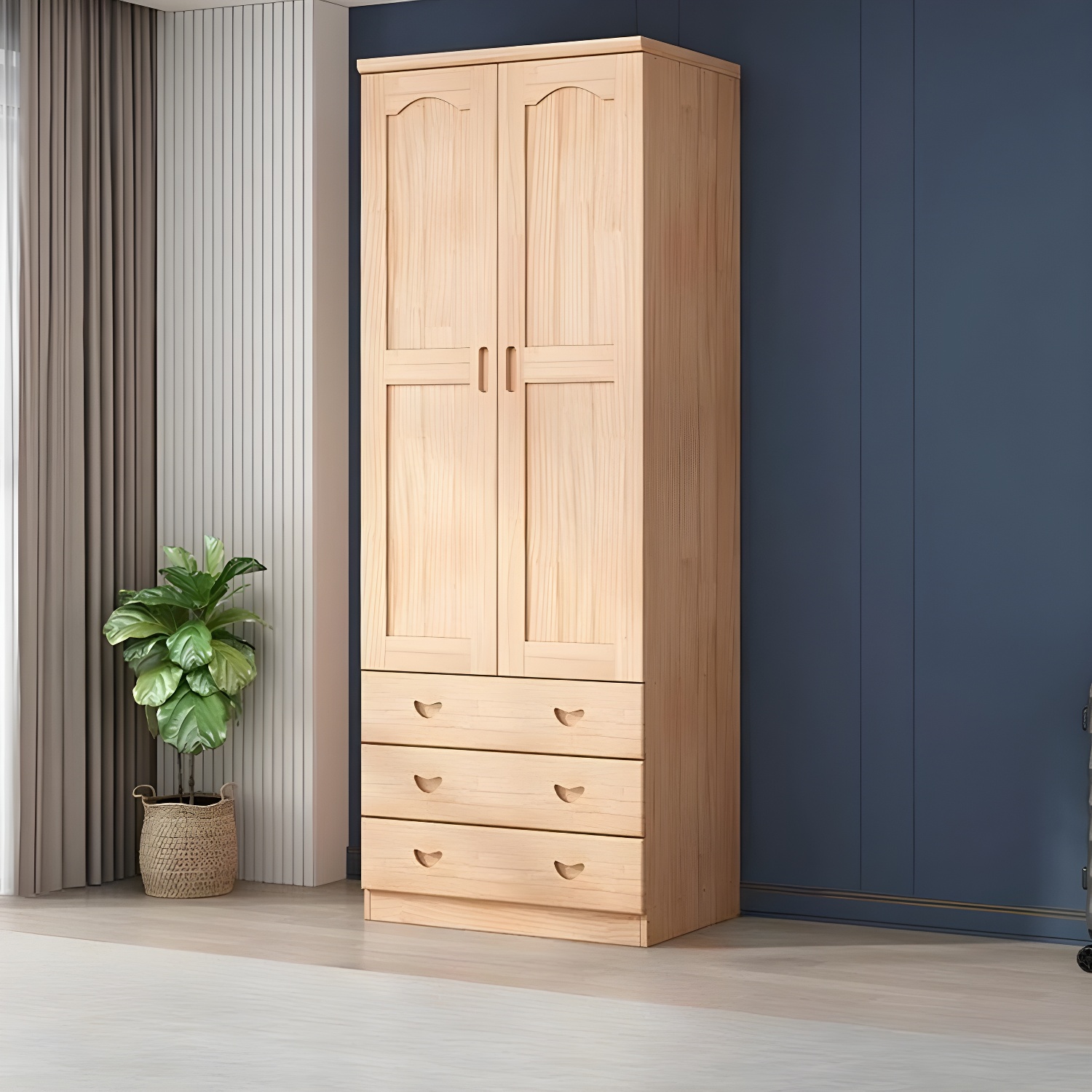 Scandinavian Wood Armoire | Ormau - image 38