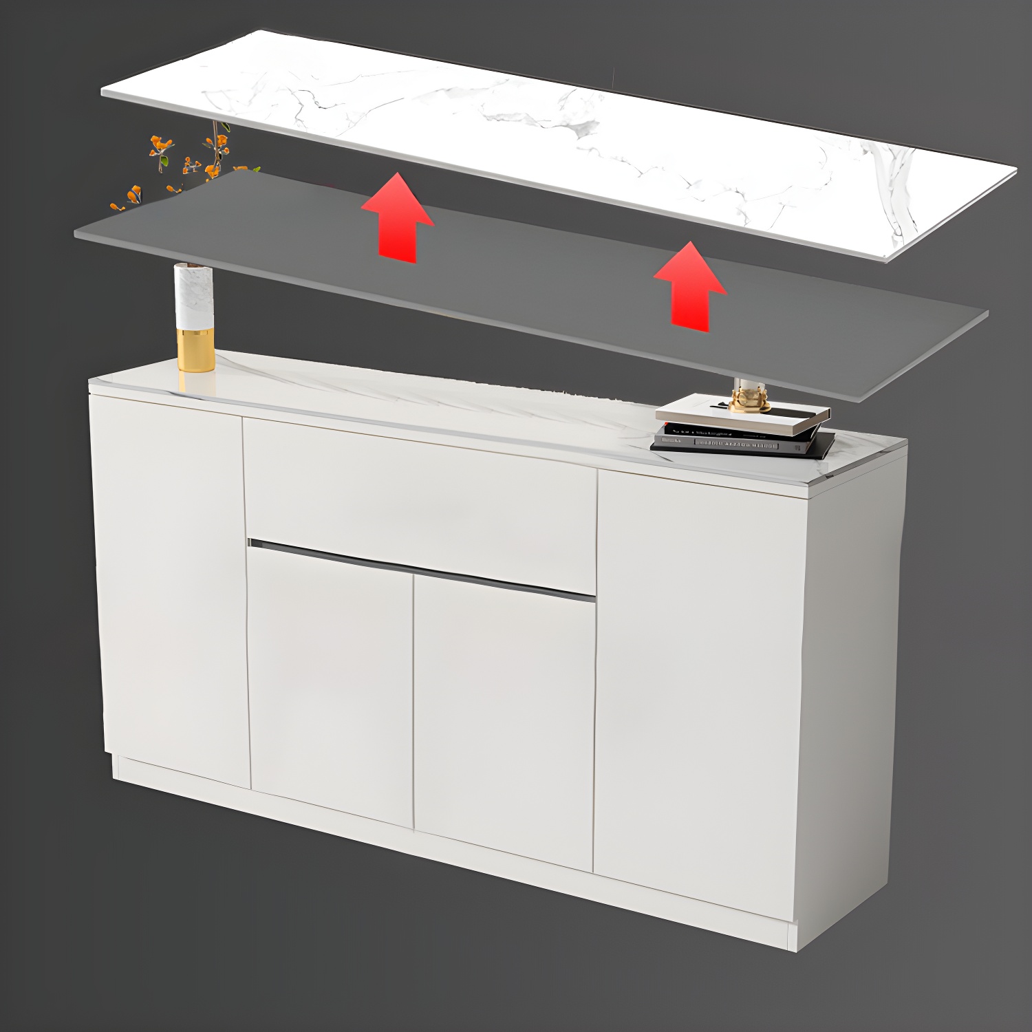 Stone Top Sideboard Cabinet | Ormau - image 6