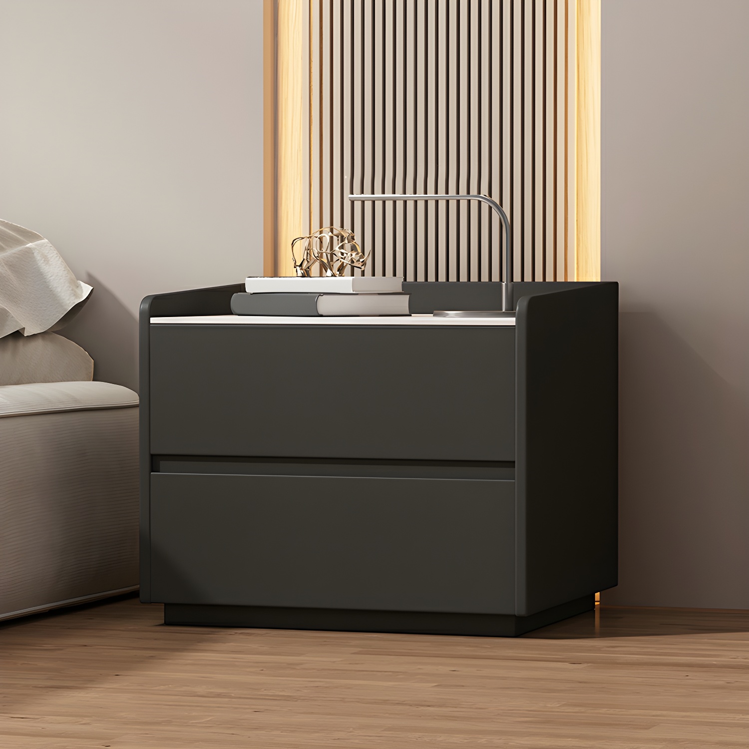 Slate Countertop Nightstand | Ormau - image 3