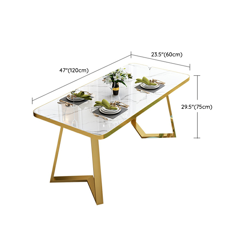 Glam White Dining Set with Upholstered Chairs | Ormau - image 16