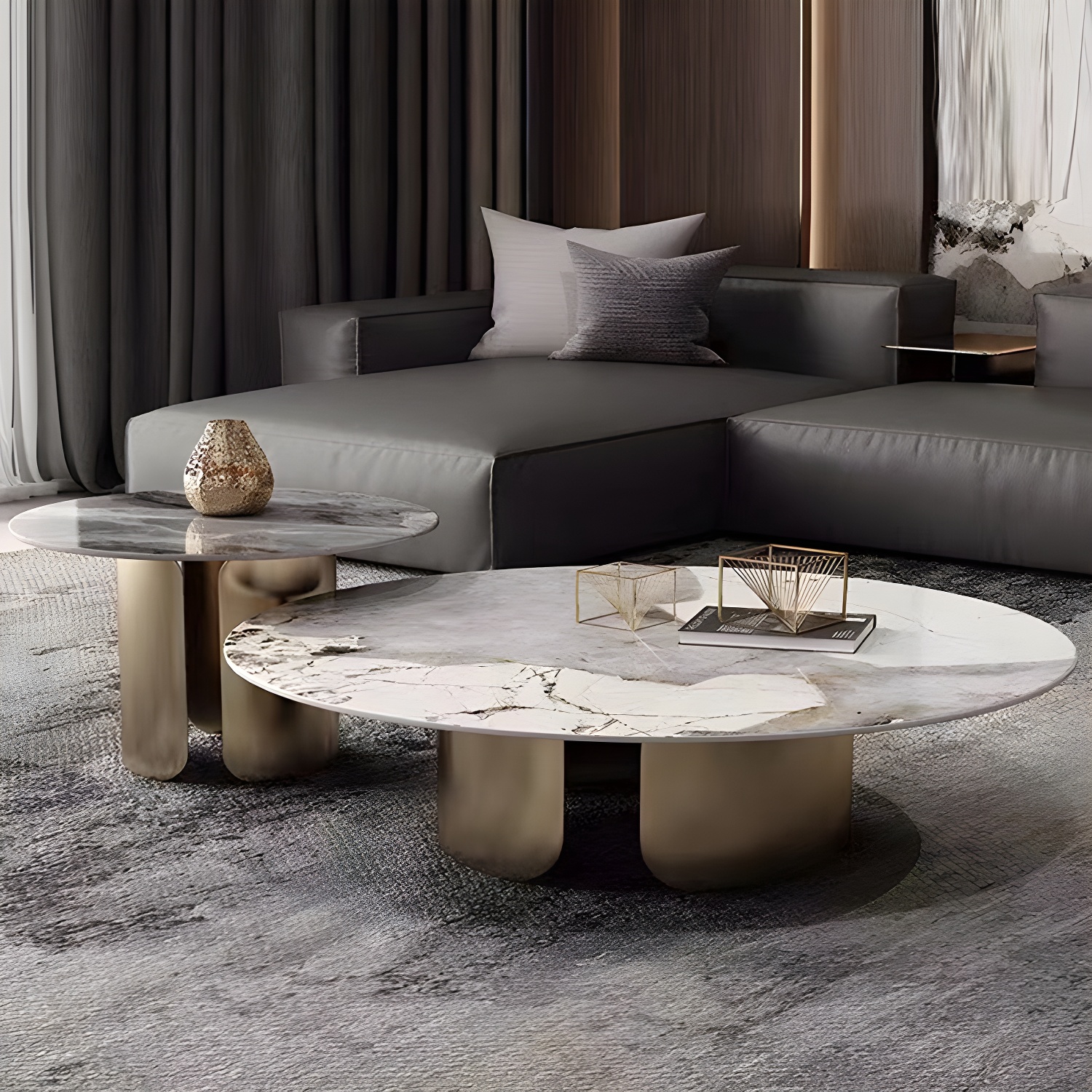 Modern Stone Coffee Table | Ormau - image 5