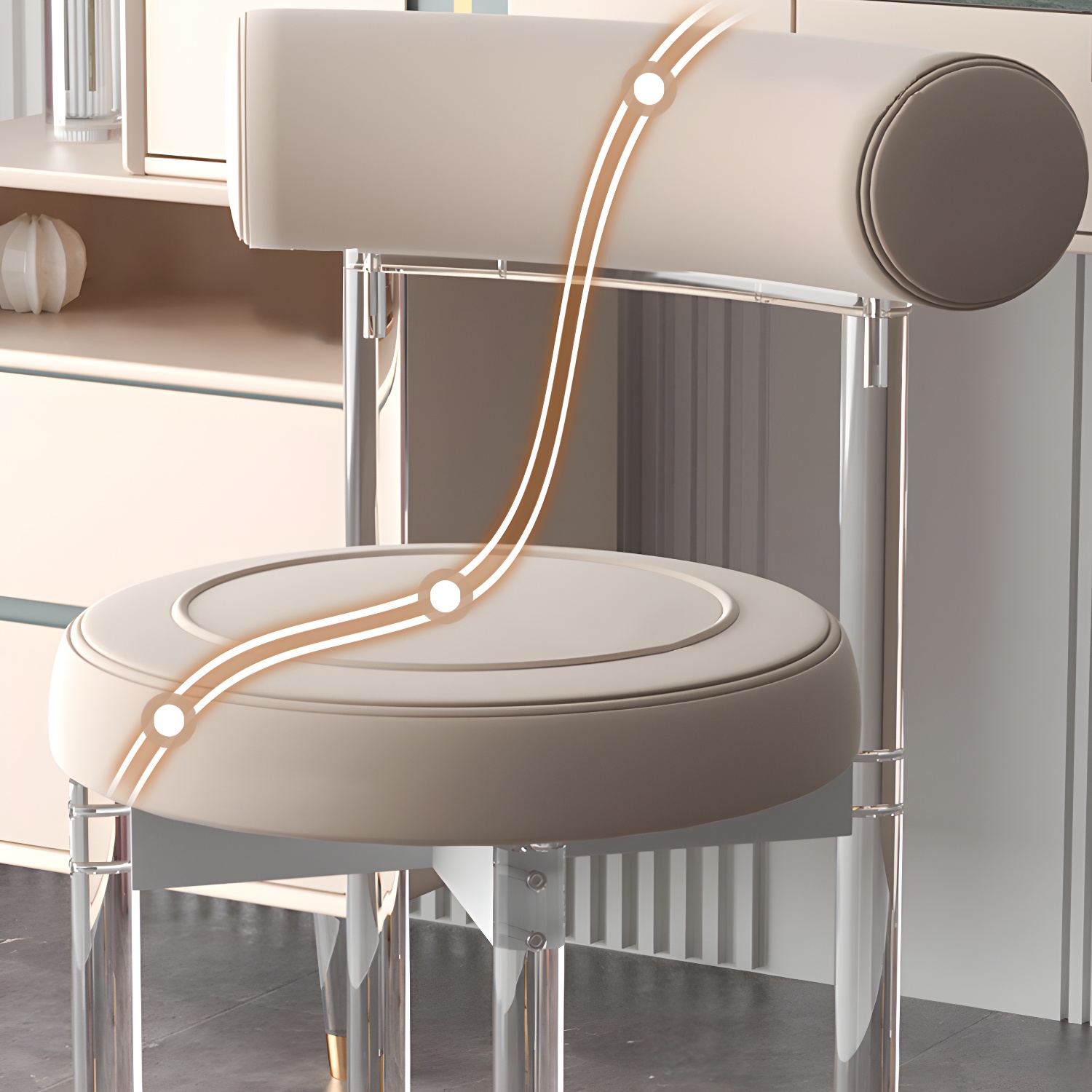 Modern Low-Back Chair | Ormau - image 16
