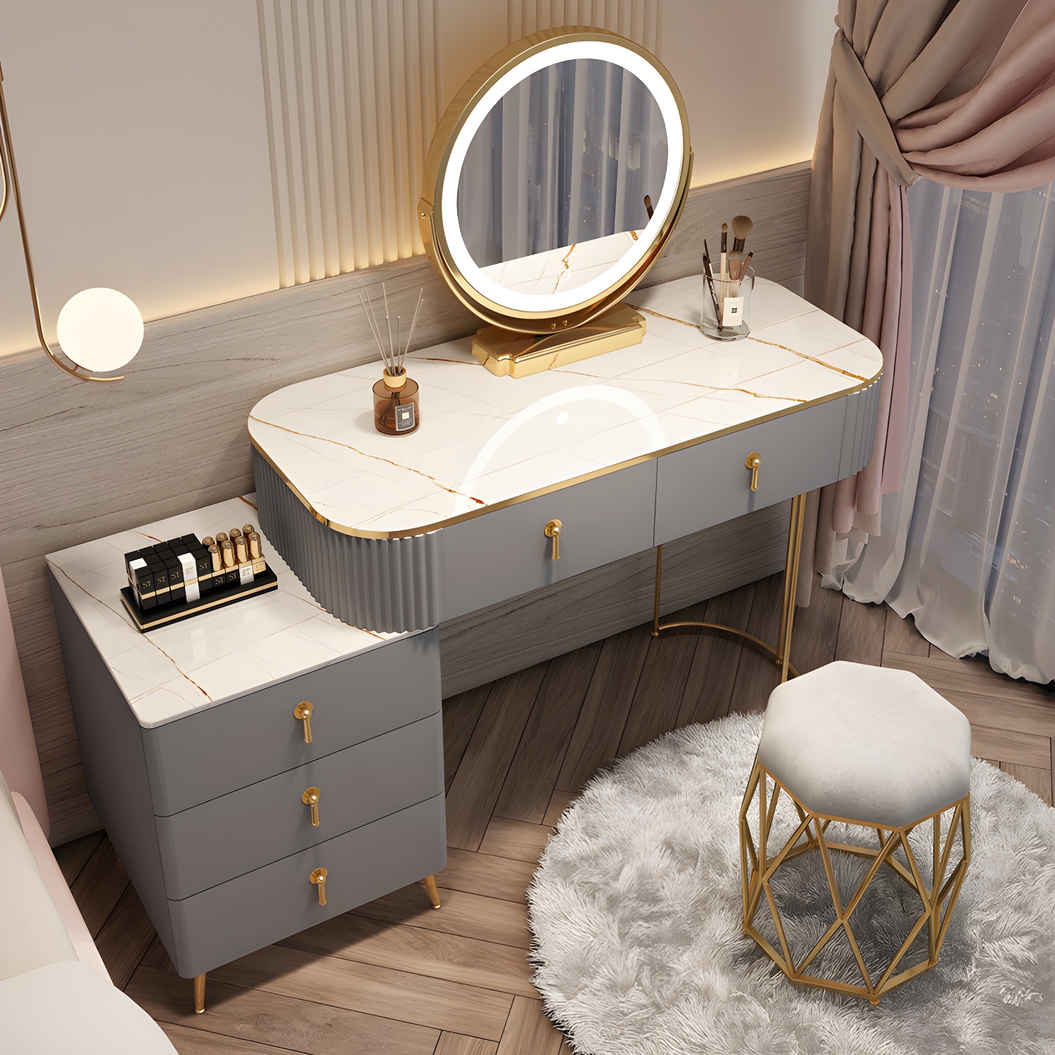 Mirrored Vanity Desk | Ormau - image 39