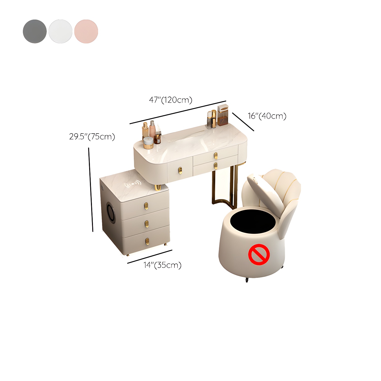 Lighted Vanity Table | Ormau - image 22
