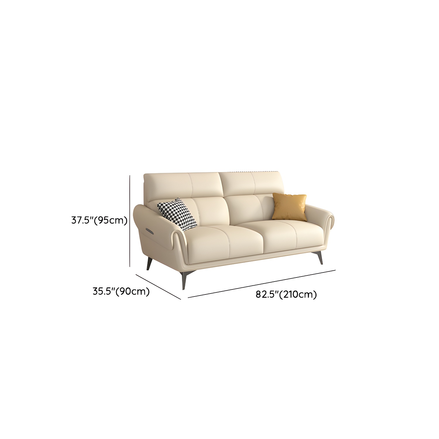 Flared Arm Sofa | Ormau - image 14