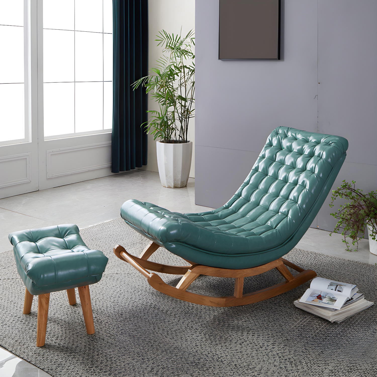 Leisure Rocker & Ottoman Set | Ormau - image 7
