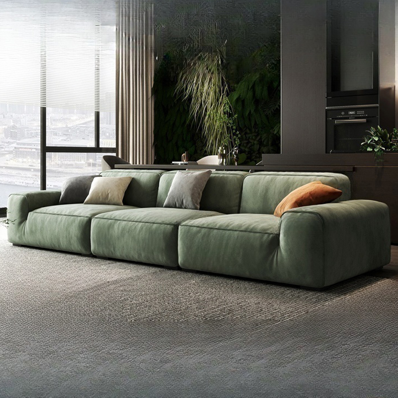L-Shape Green Sectional Sofa | Ormau - image 27
