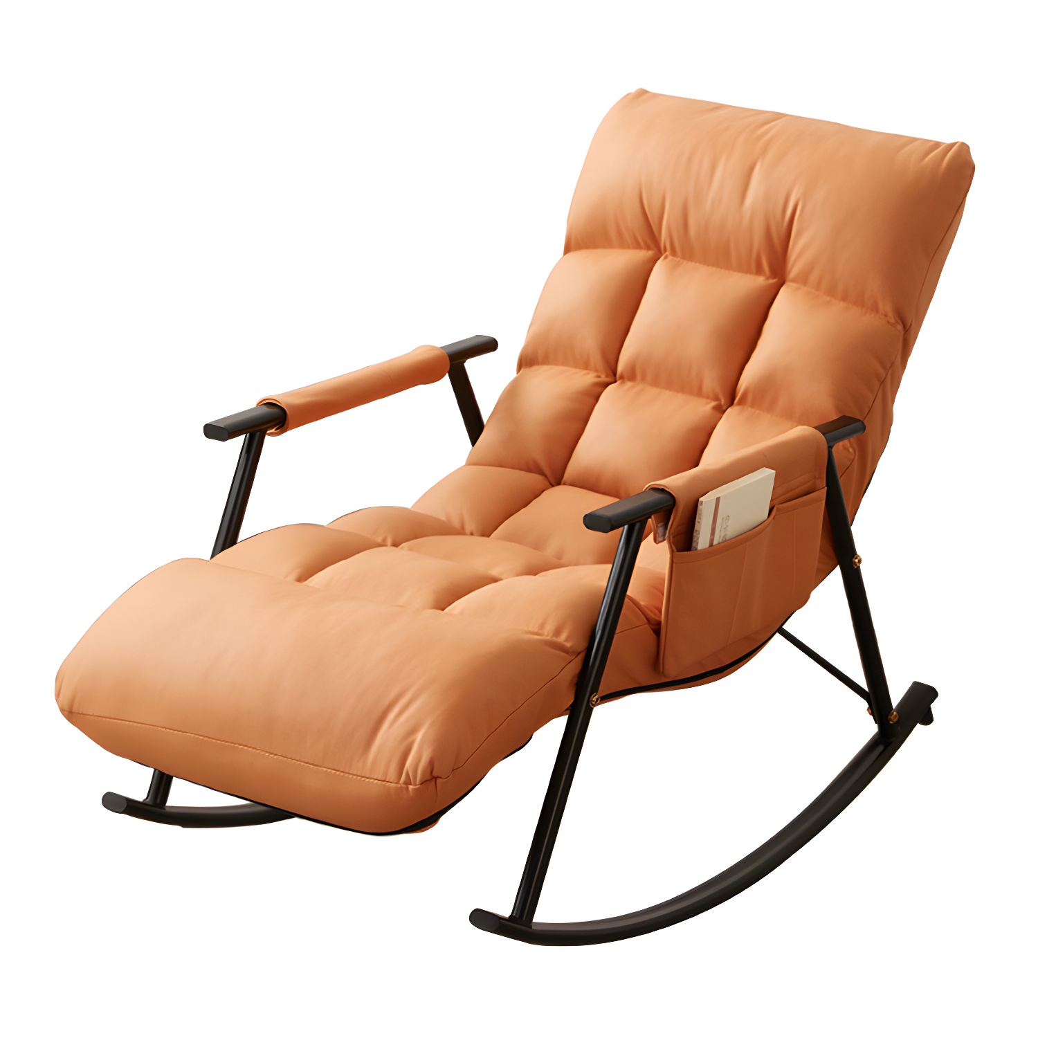 Faux Leather Rocking Chair | Ormau - image 10