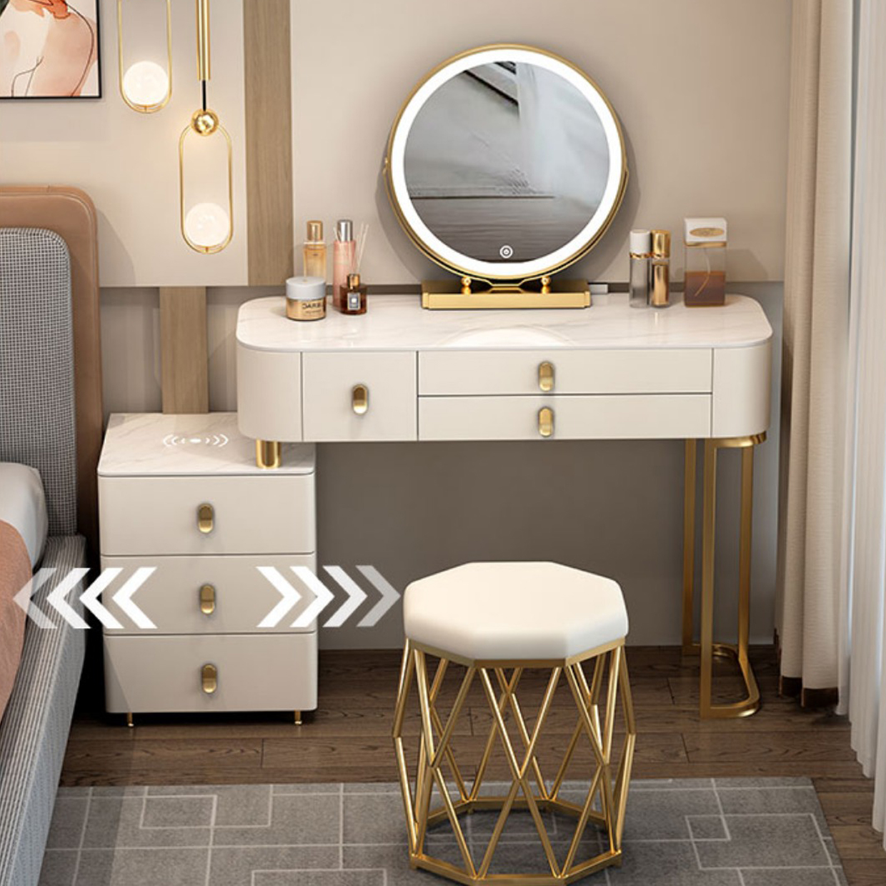 Lighted Vanity Table | Ormau - image 32