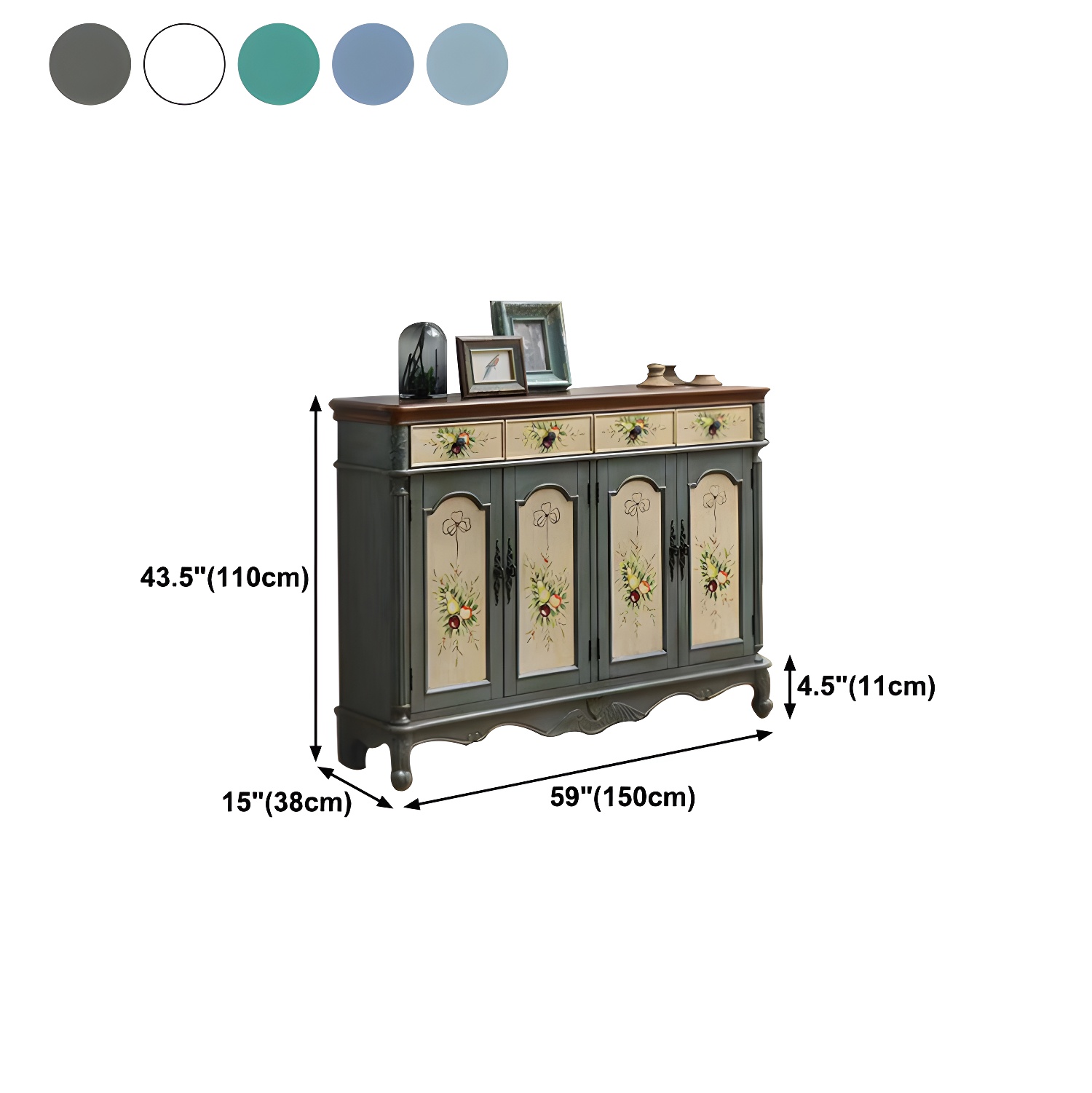 Glam Wood Sideboard | Ormau - image 15