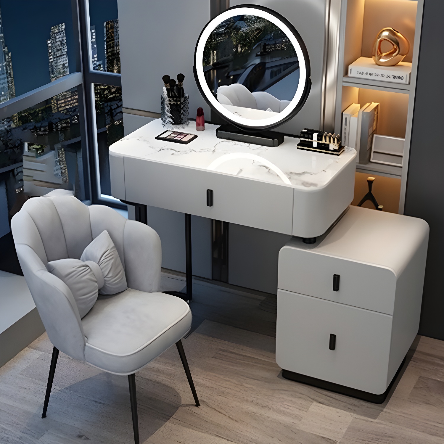 Stone Top Vanity Desk | Ormau - image 14