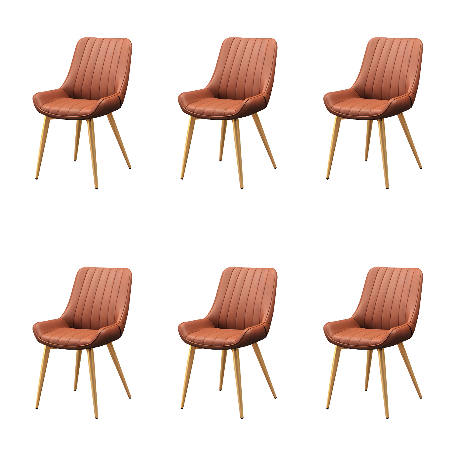 Faux Leather Dining Side Chair | Ormau - image 42