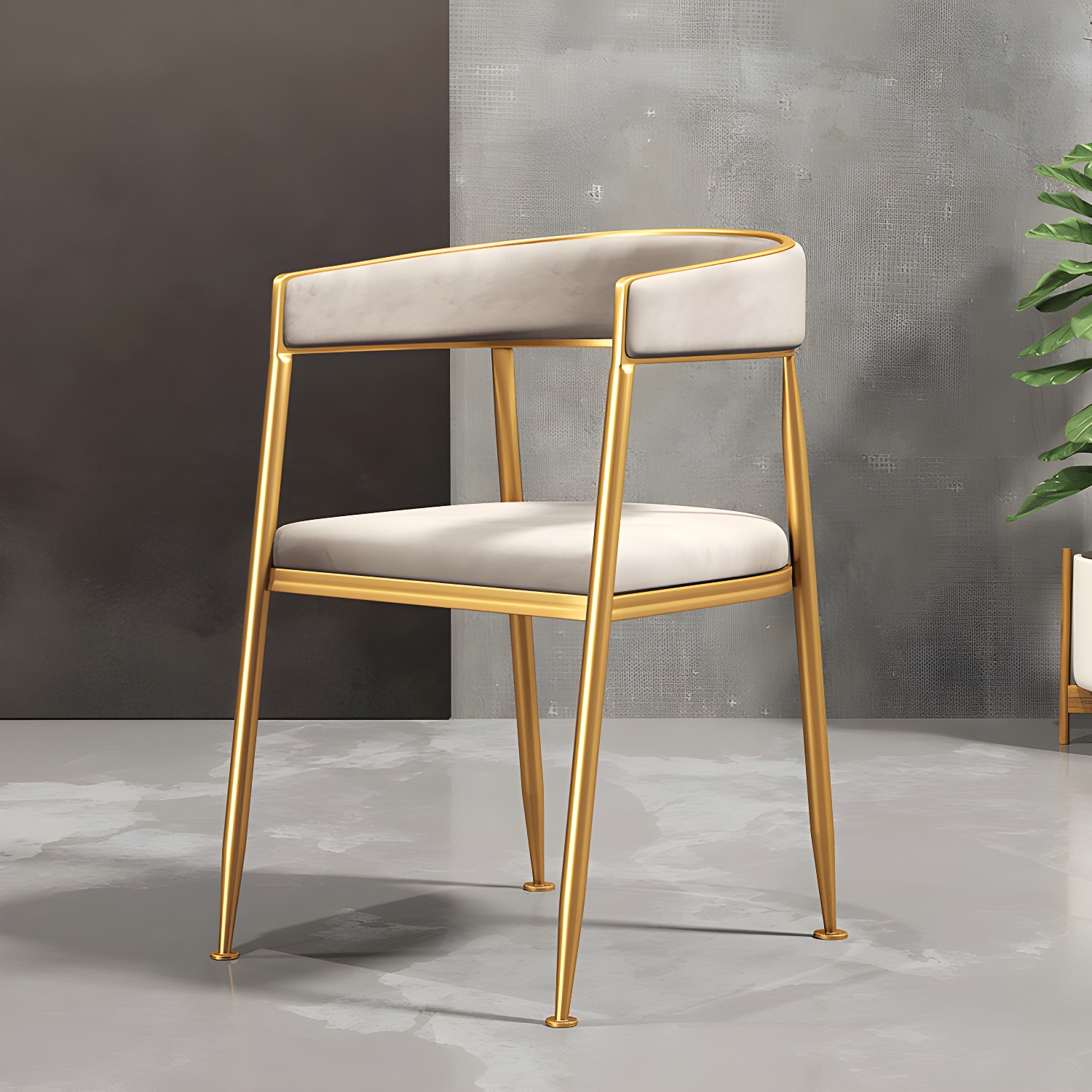 Glam Gold Arm Chair | Ormau - image 15