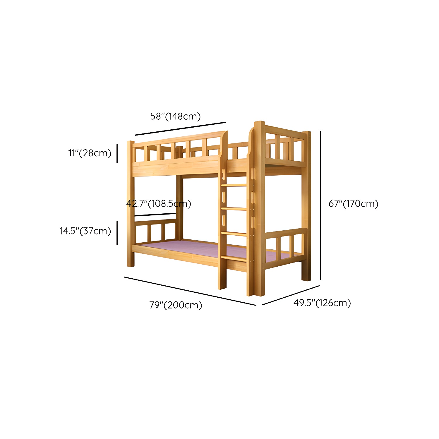 Mid-Century Bunk Bed | Ormau - image 12