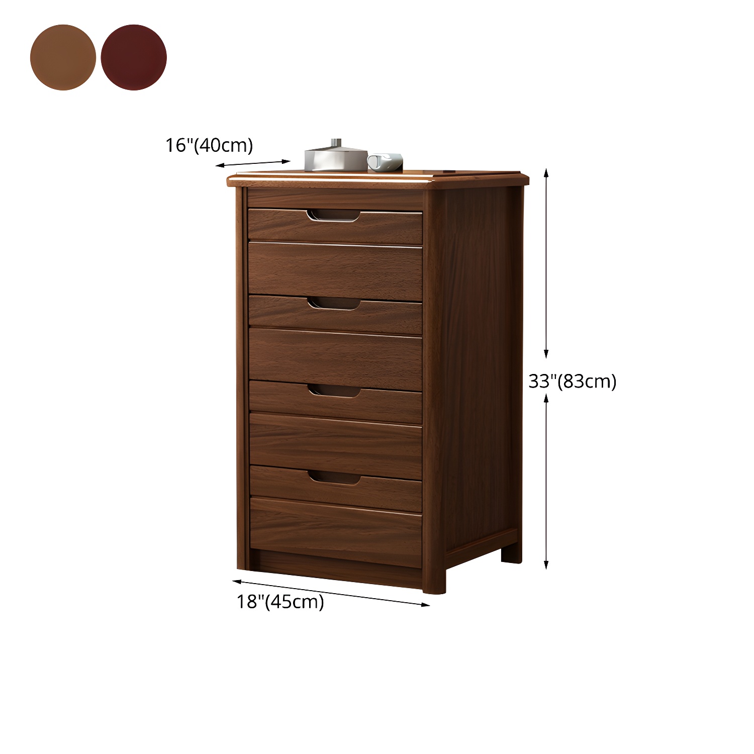 Solid Wood Vertical Dresser | Ormau - image 21