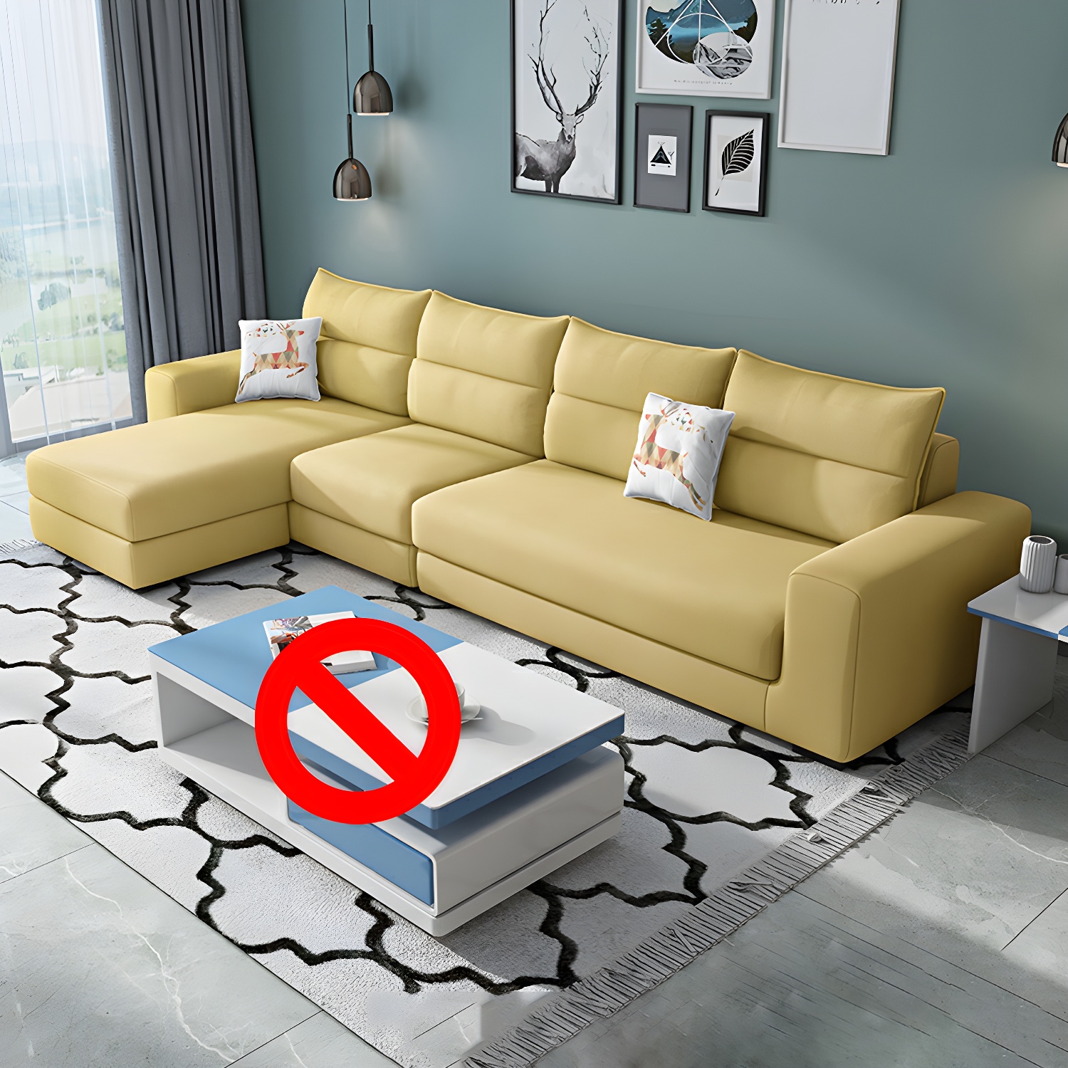 Modern L-Shape Sectional | Ormau - image 12