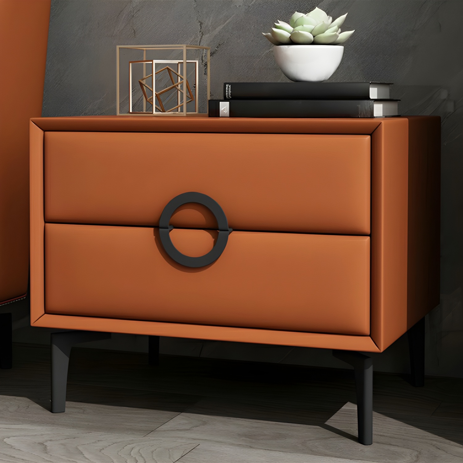 Glam Nightstand with Drawers | Ormau - image 16
