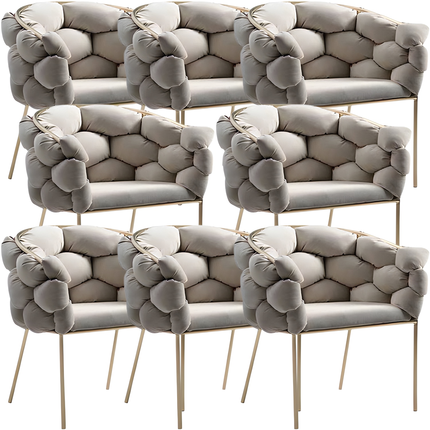 Glam Upholstered Dining Chair | Ormau - image 45