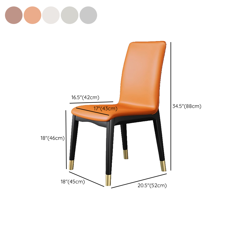 Modern Armless Dining Chair | Ormau - image 10