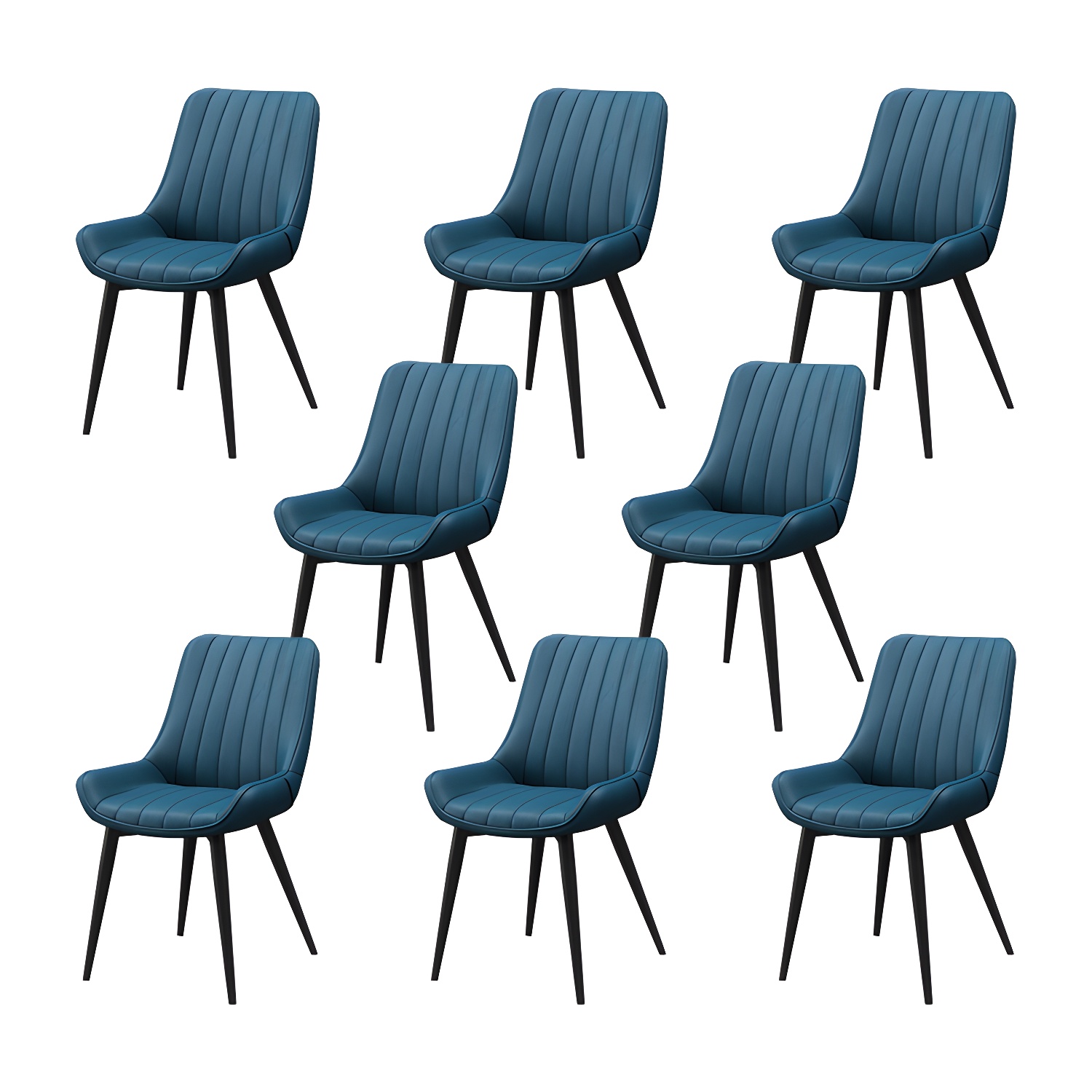 Faux Leather Dining Side Chair | Ormau - image 60