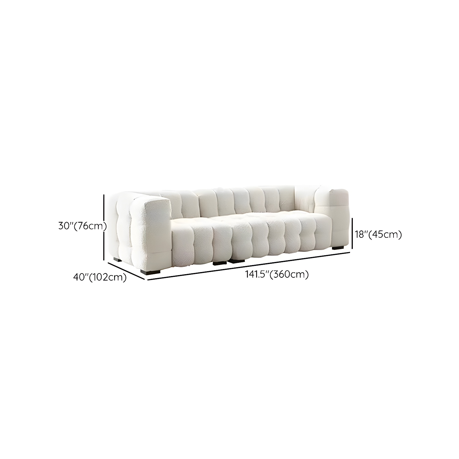 Fleece Scandinavian Sectional | Ormau - image 16