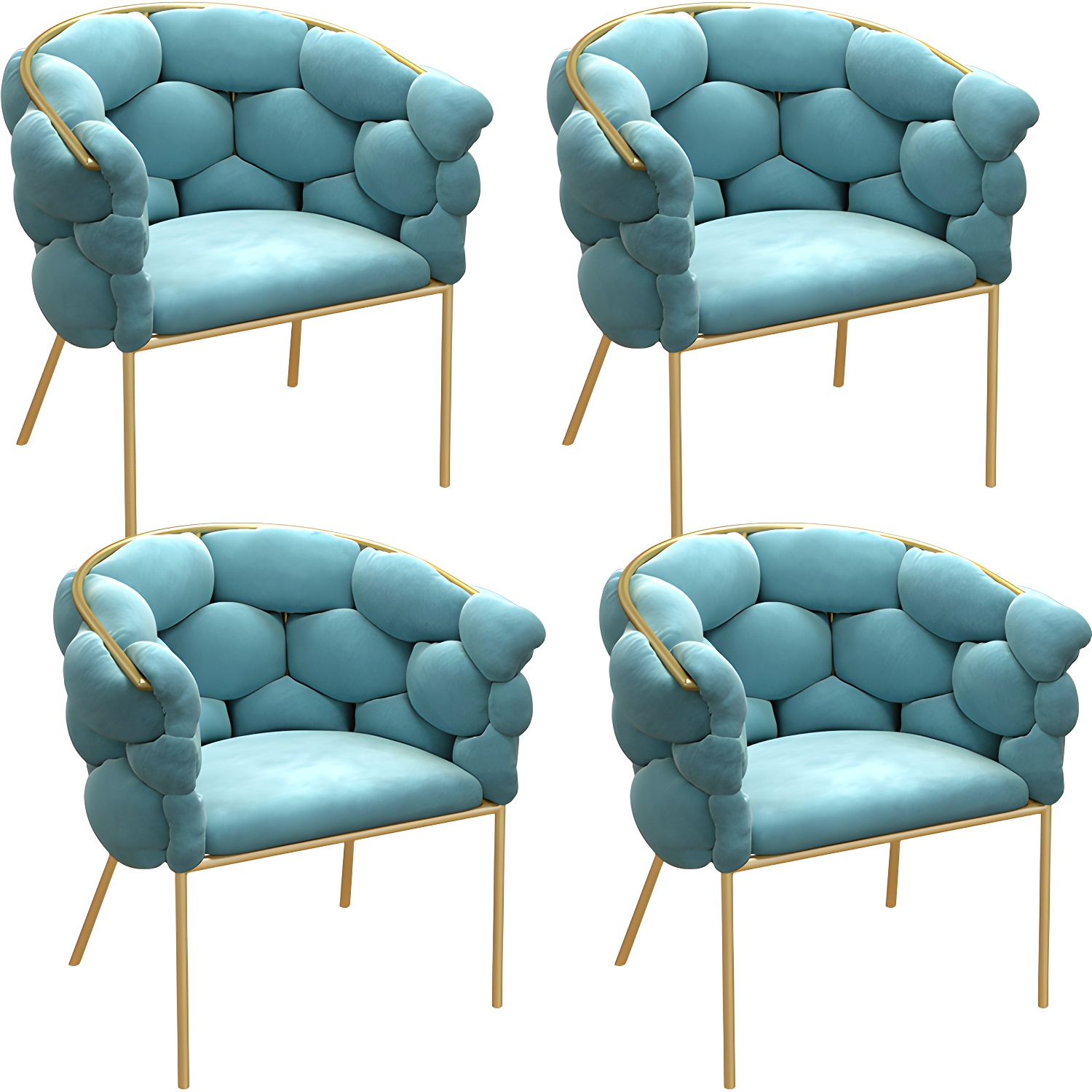 Glam Upholstered Dining Chair | Ormau - image 20