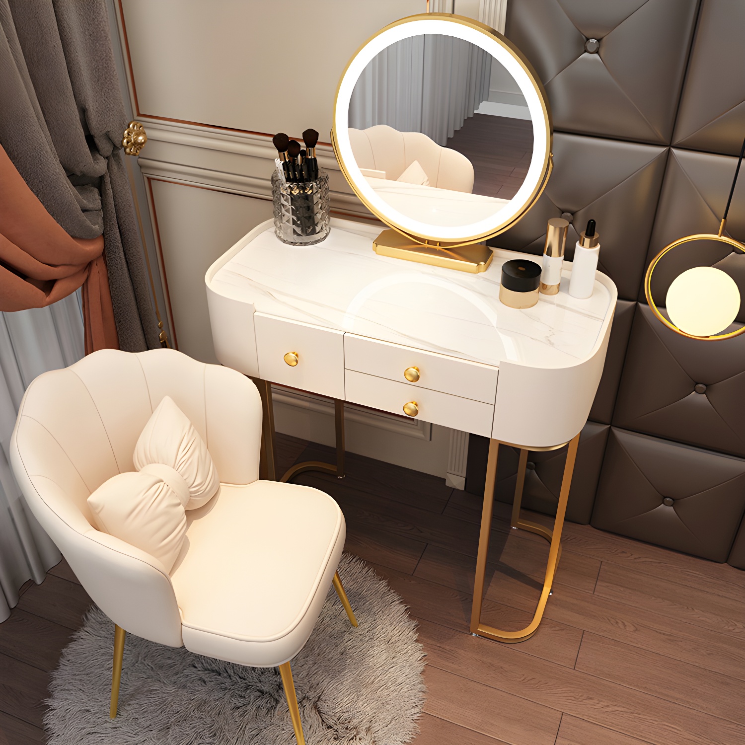 Glam Glass Vanity | Ormau - image 25