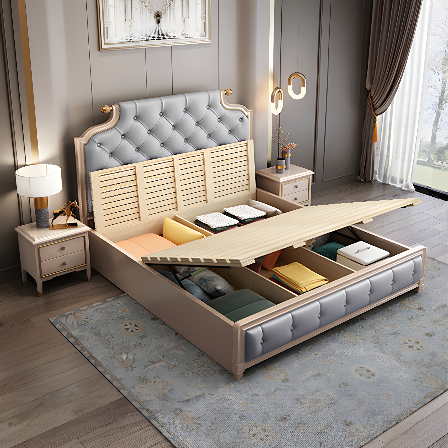 Tufted Panel Bed | Ormau - image 13