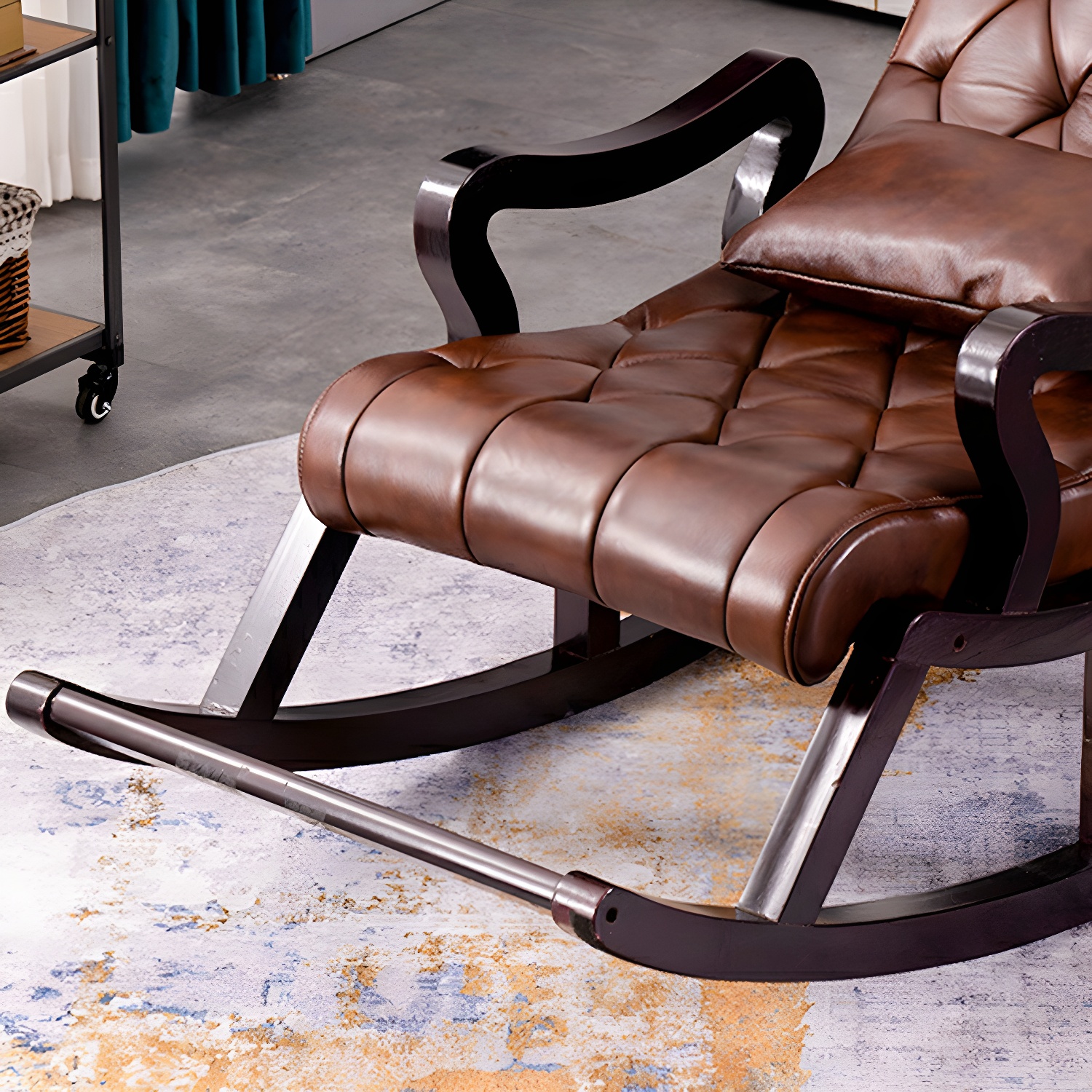 Tufted Rocking Accent Chair | Ormau - image 15