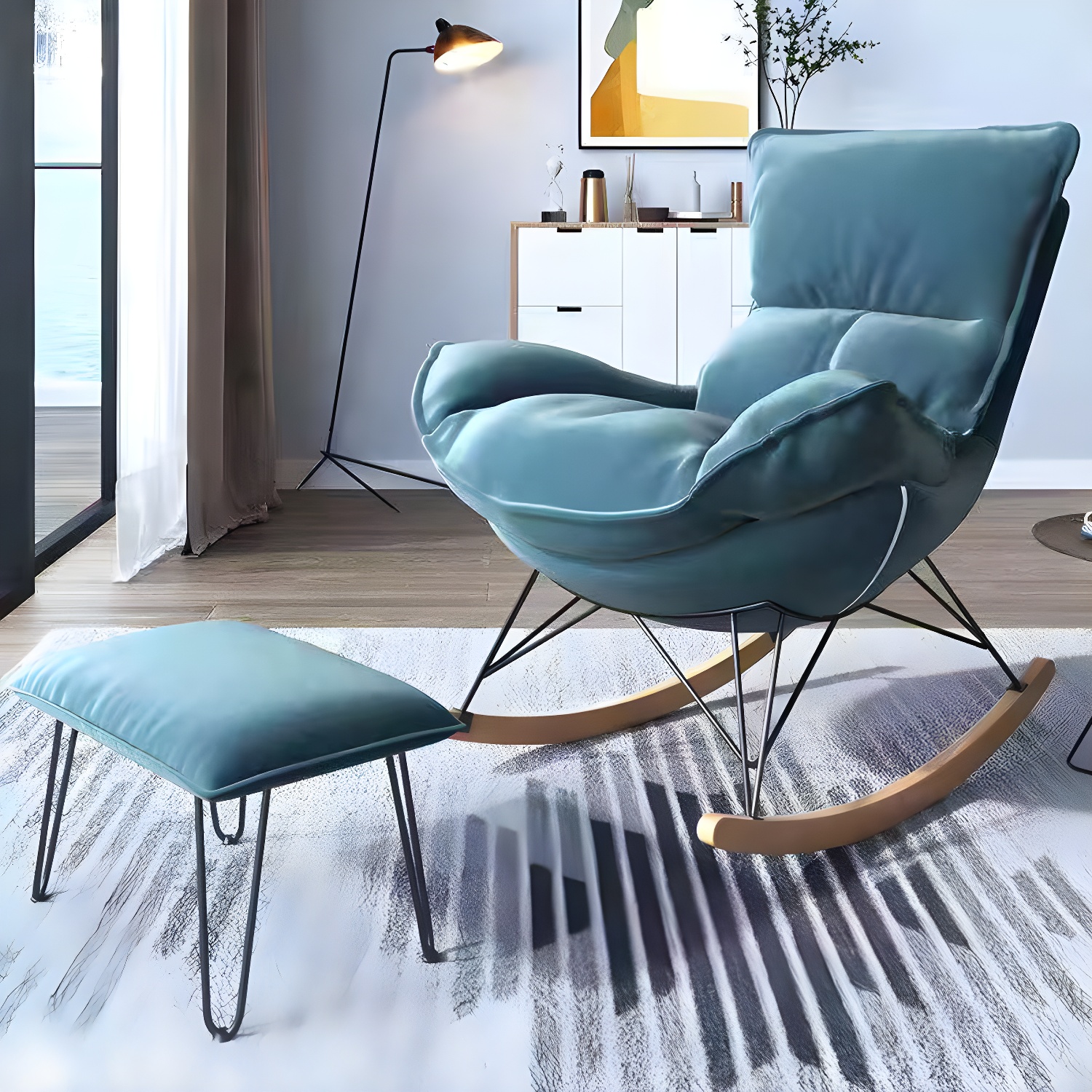 Wingback Rocker & Ottoman | Ormau - image 28