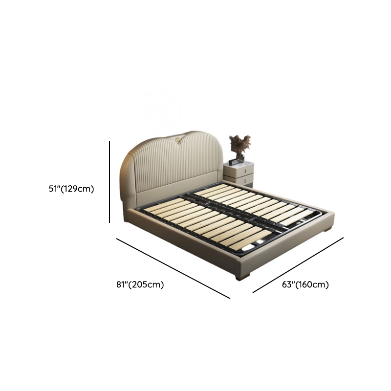 Solid Beige Storage Bed | Ormau - image 9