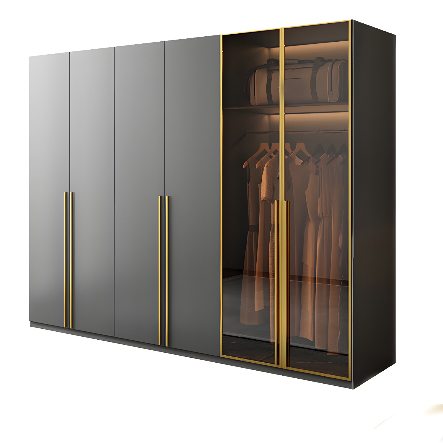 Modern Glass Wardrobe | Ormau - image 43