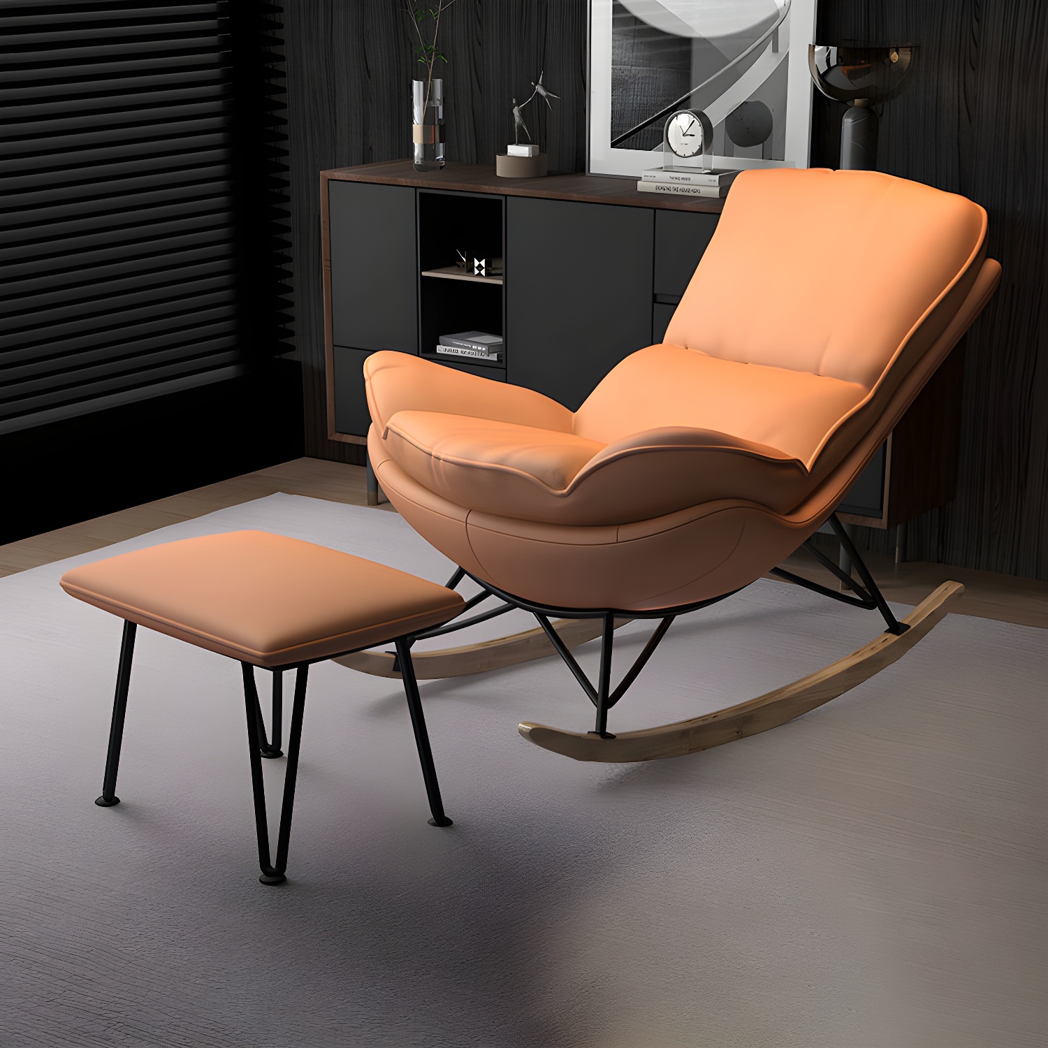 Spindle Glider & Ottoman | Ormau - image 4