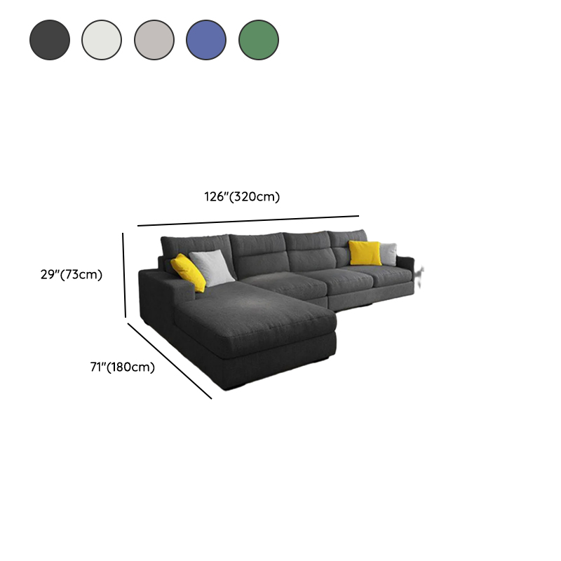 L-Shape Pillow Back Sofa | Ormau - image 14