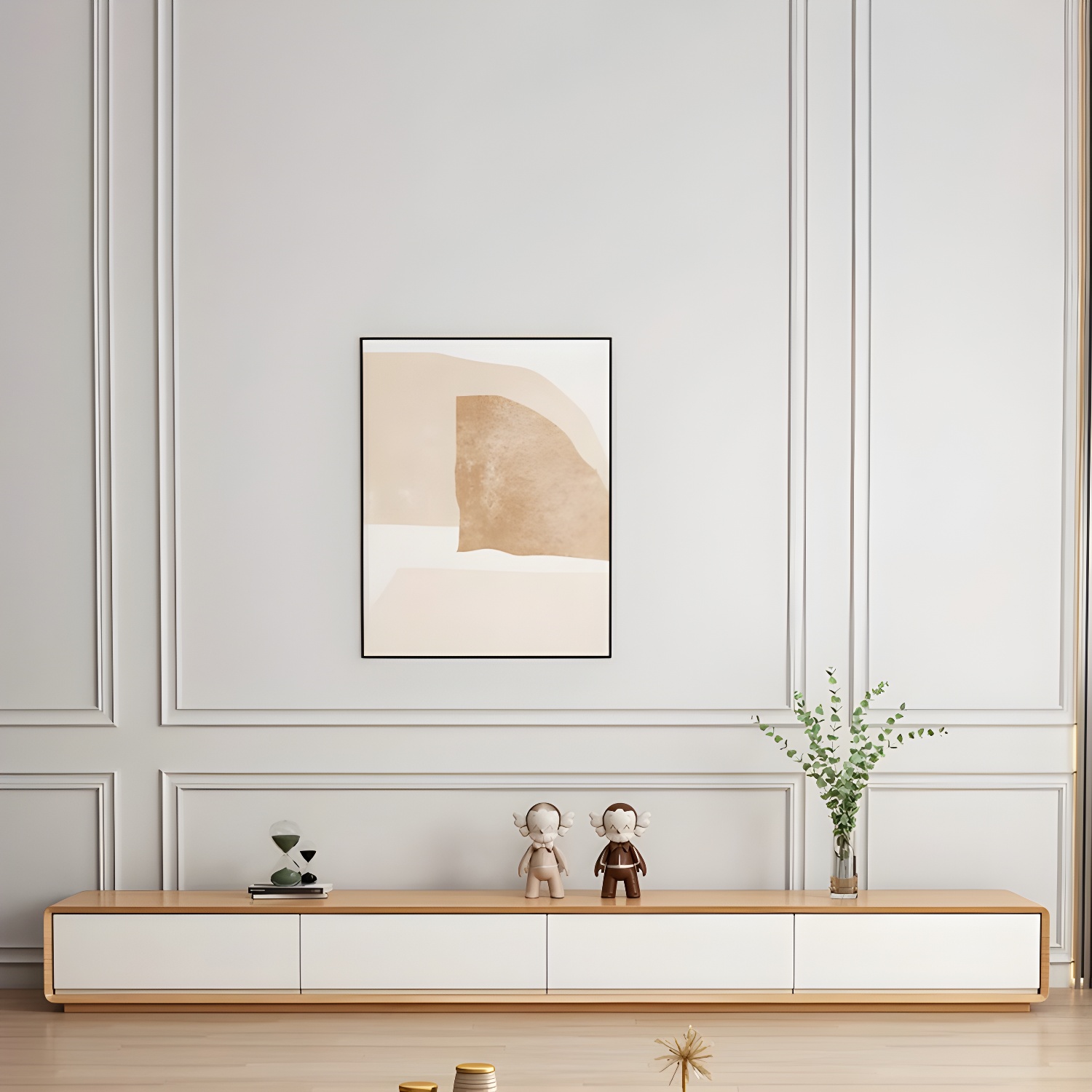 Oblong Wood TV Stand | Ormau - image 5