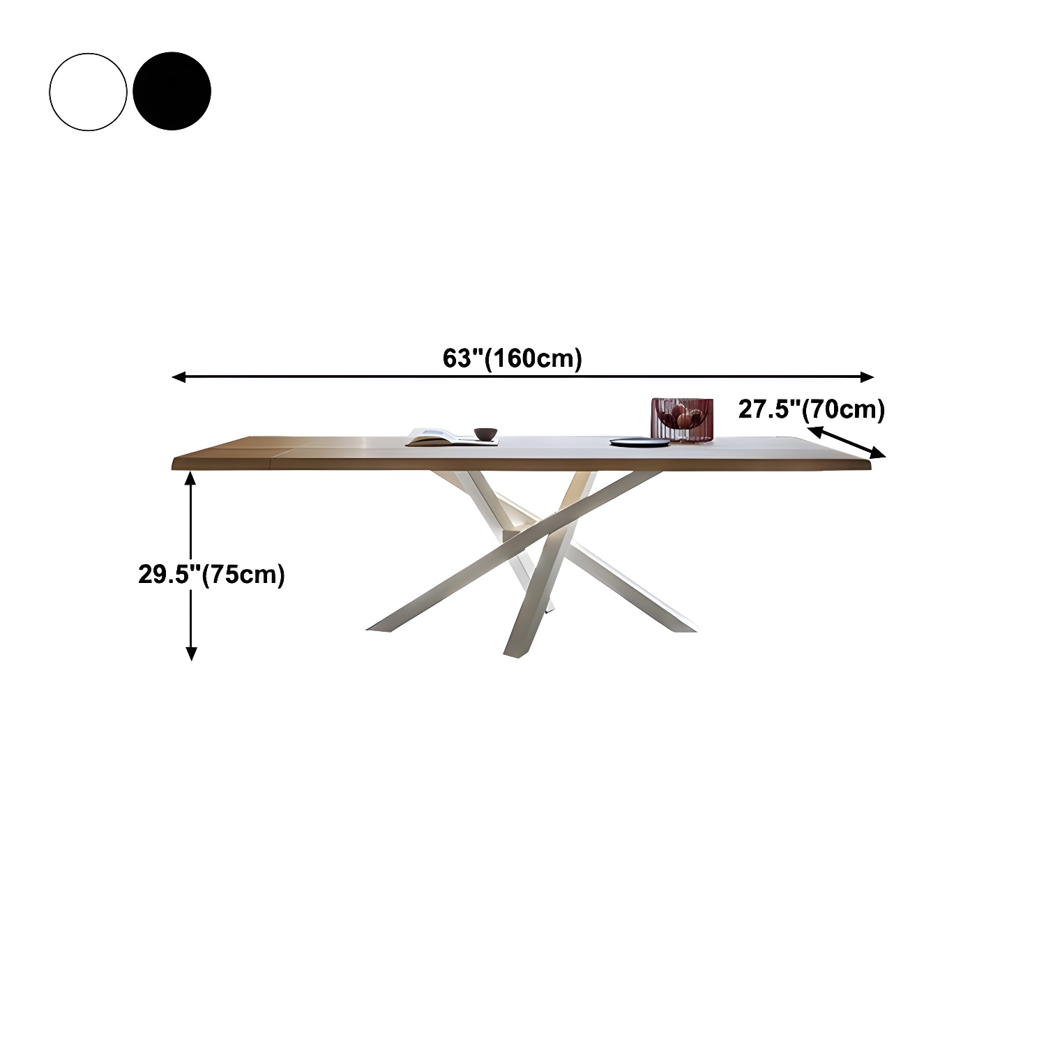 Rectangle Pedestal Dining Table | Ormau - image 12