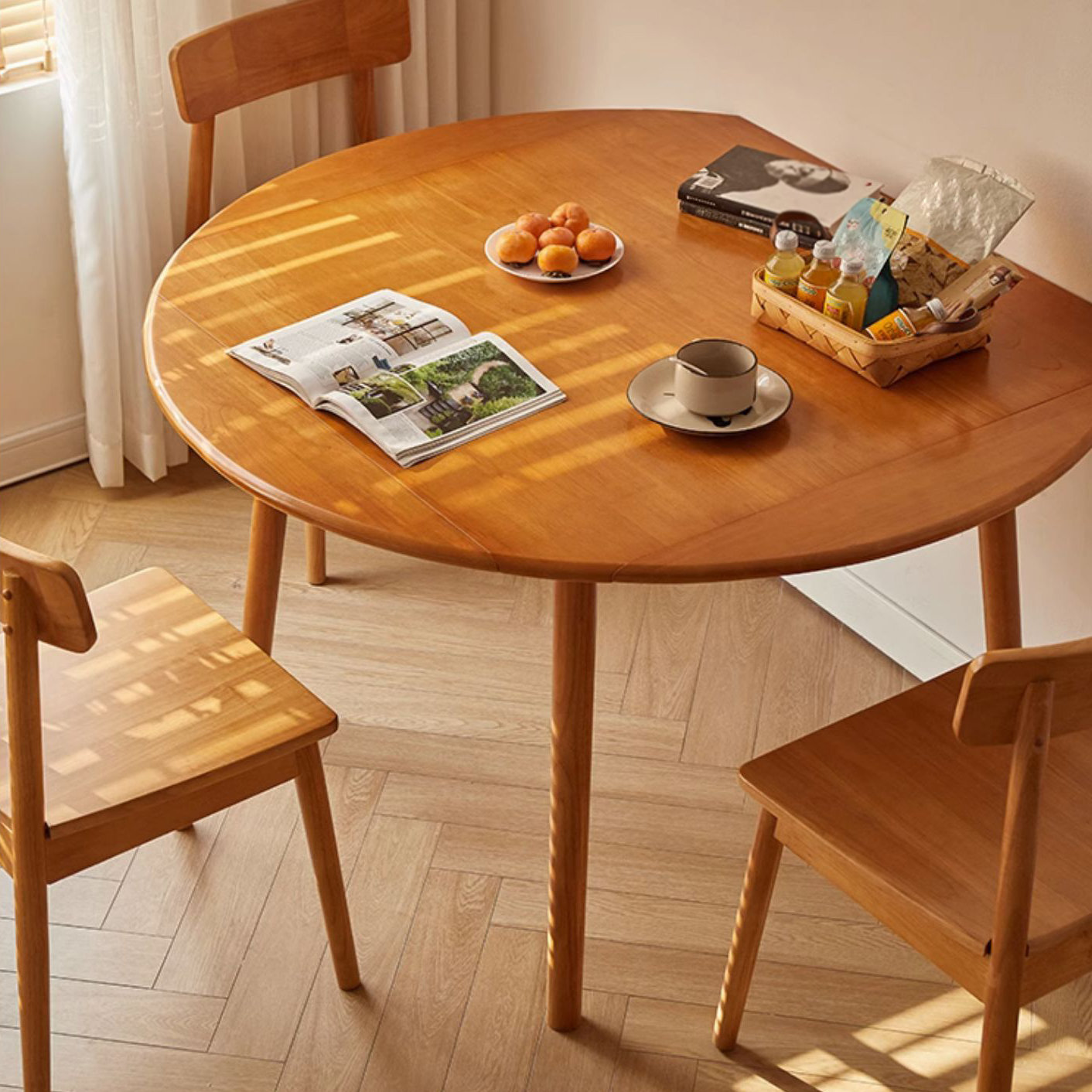 Round Wood Dining Table | Ormau - image 14