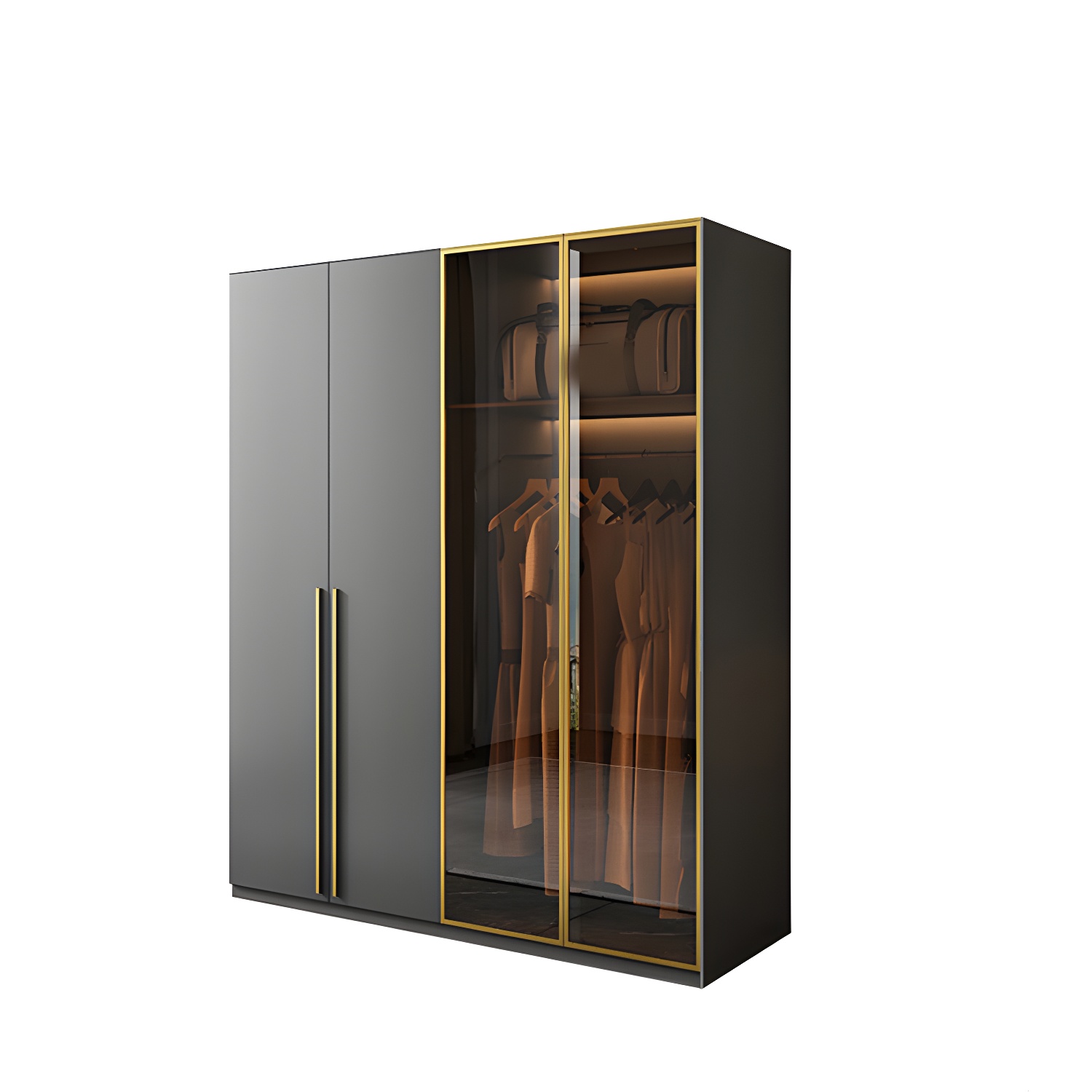 Modern Glass Wardrobe | Ormau - image 41