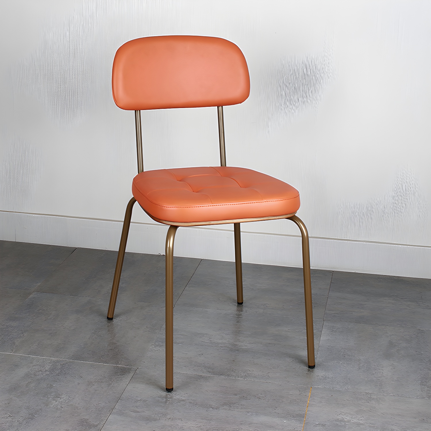 Industrial Leather Dining Chair | Ormau - image 7