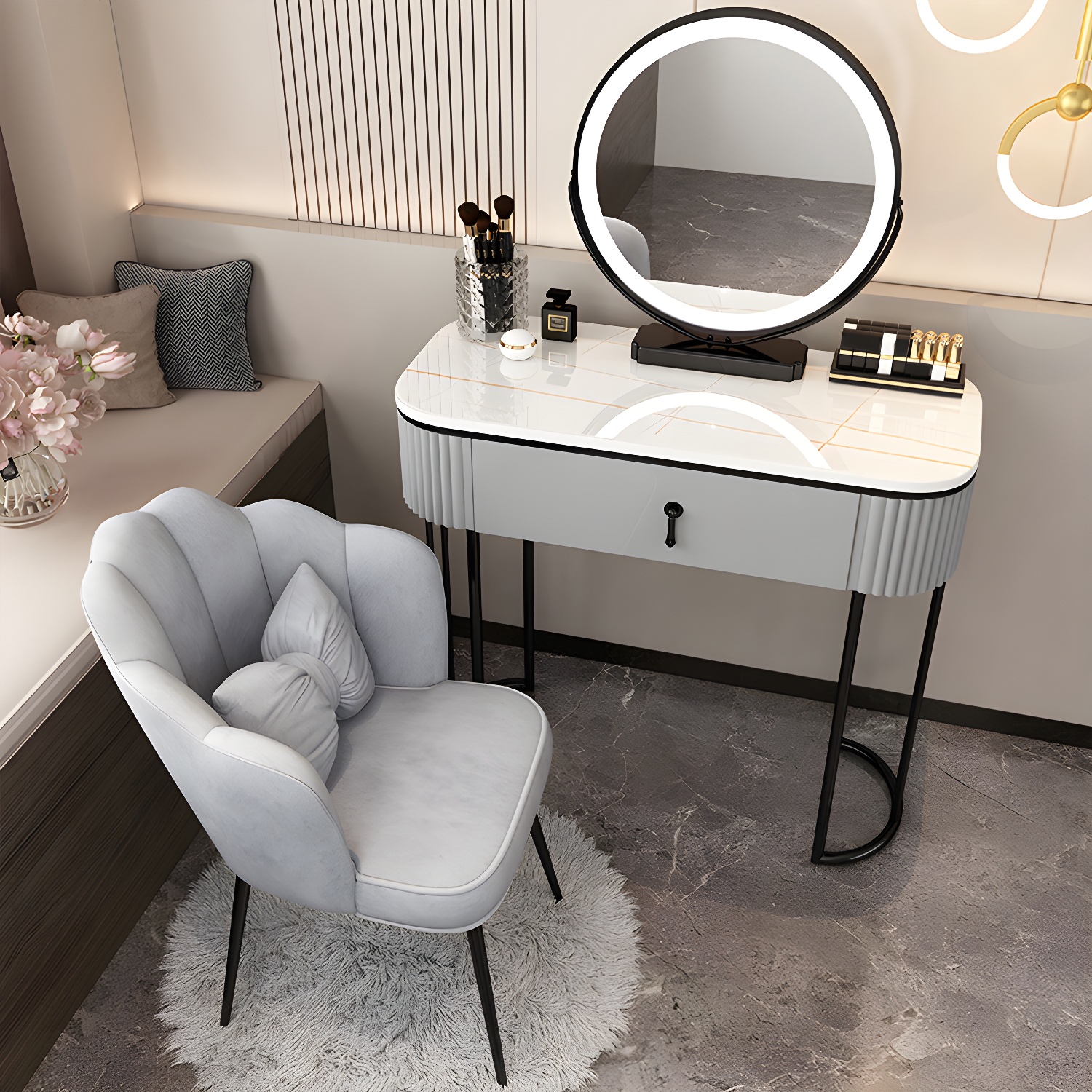 Lighted Mirror Vanity | Ormau - image 24