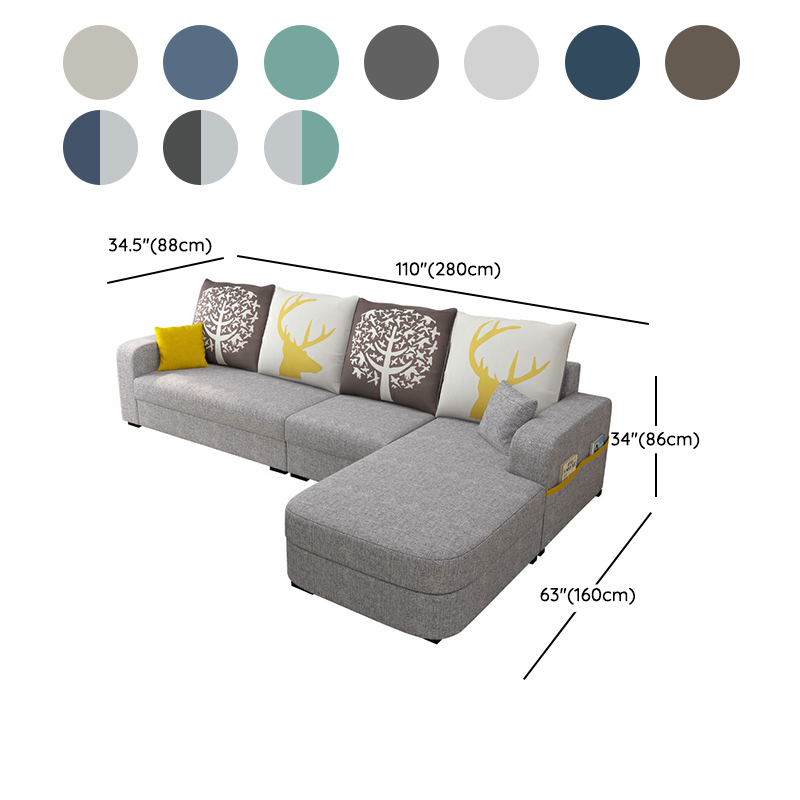Modern L-Shape Sectional | Ormau - image 16