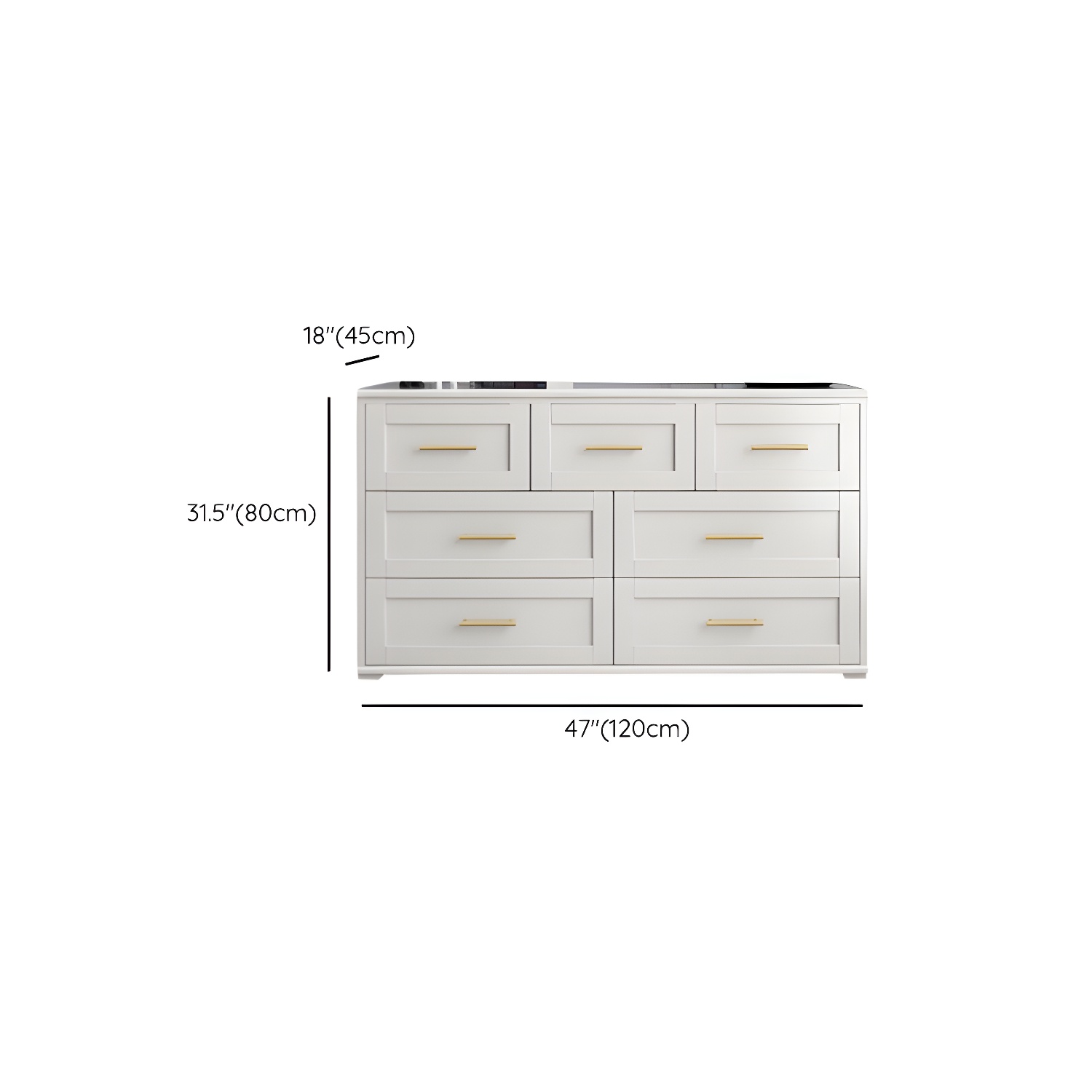Glam White Storage Chest | Ormau - image 16