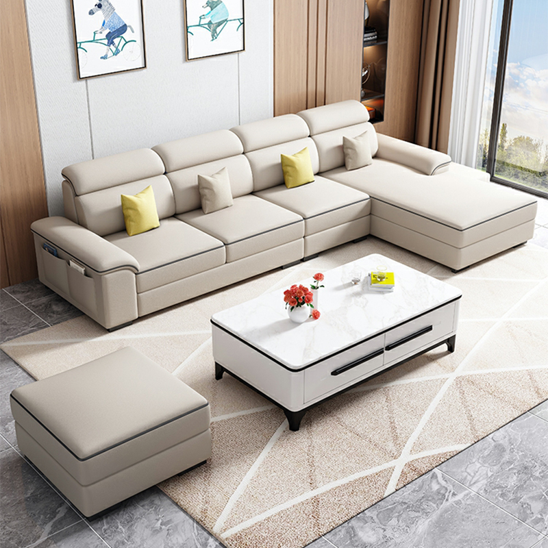 Modern L-Shape Sectional Sofa | Ormau - image 7