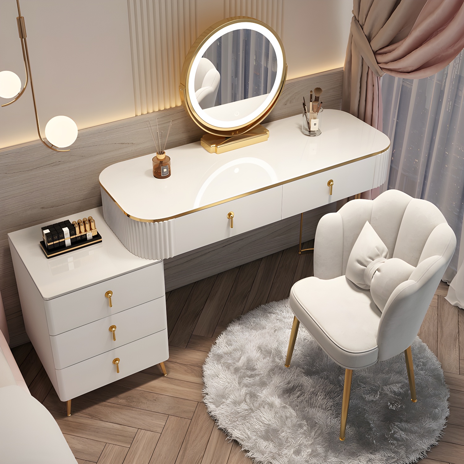Mirrored Vanity Desk | Ormau - image 26